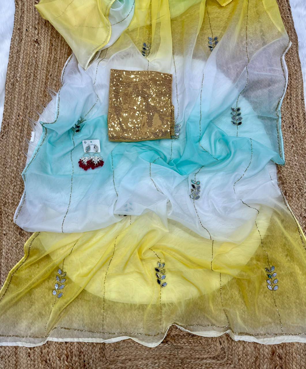 lemisky Soft Tebi Silk Valmoti Work Saree