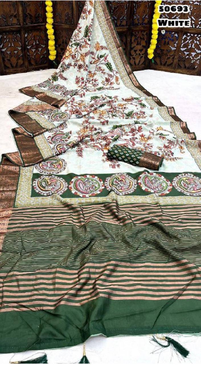 Fancy Designer Organza Sequence & Embroidery Work Saree