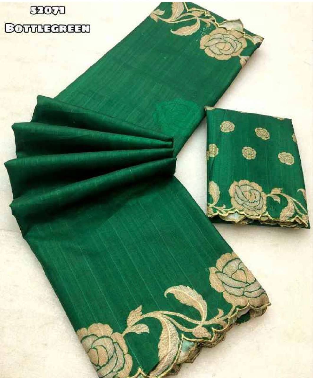 Fancy Designer Organza Sequence & Embroidery Work Saree