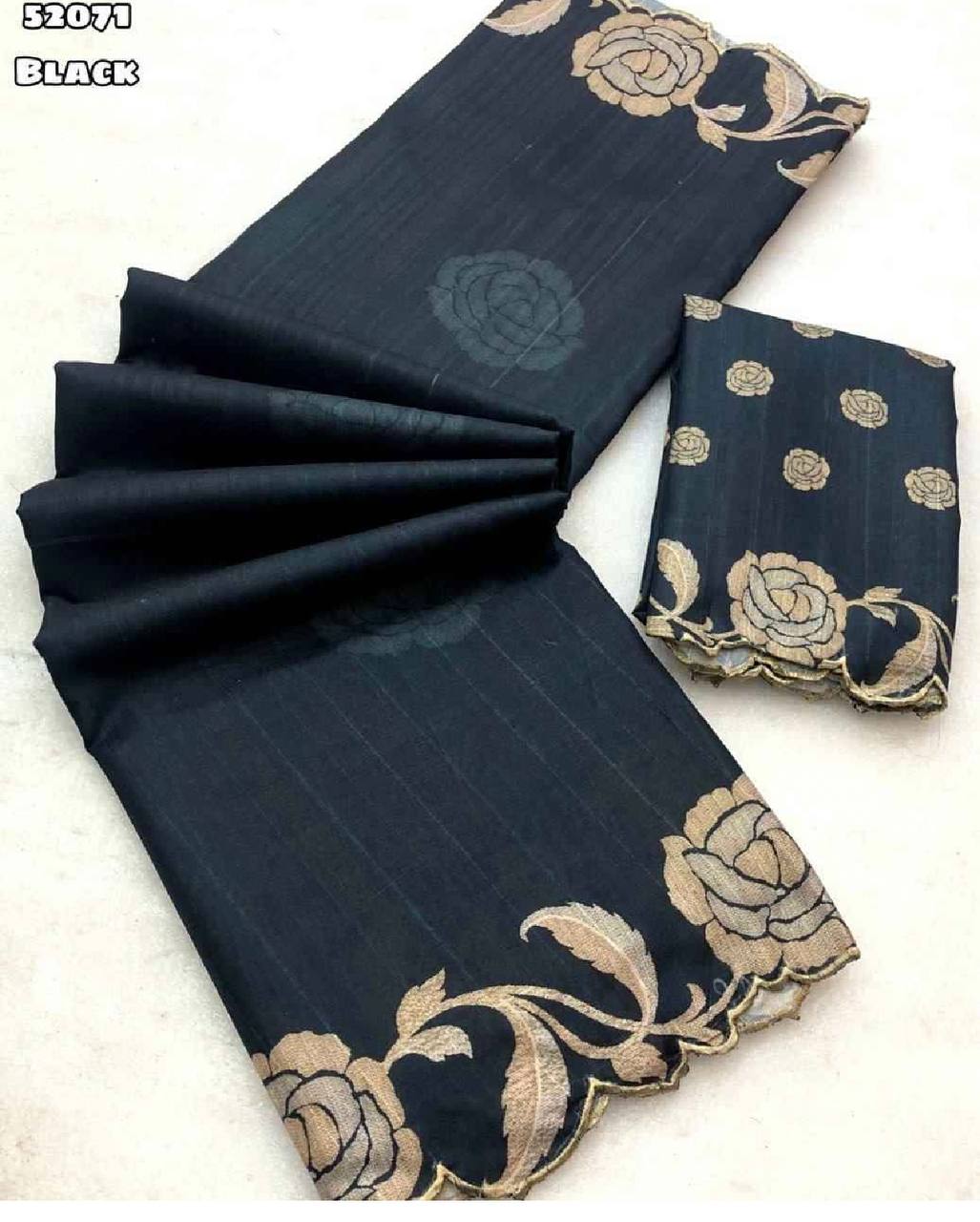 Fancy Designer Organza Sequence & Embroidery Work Saree