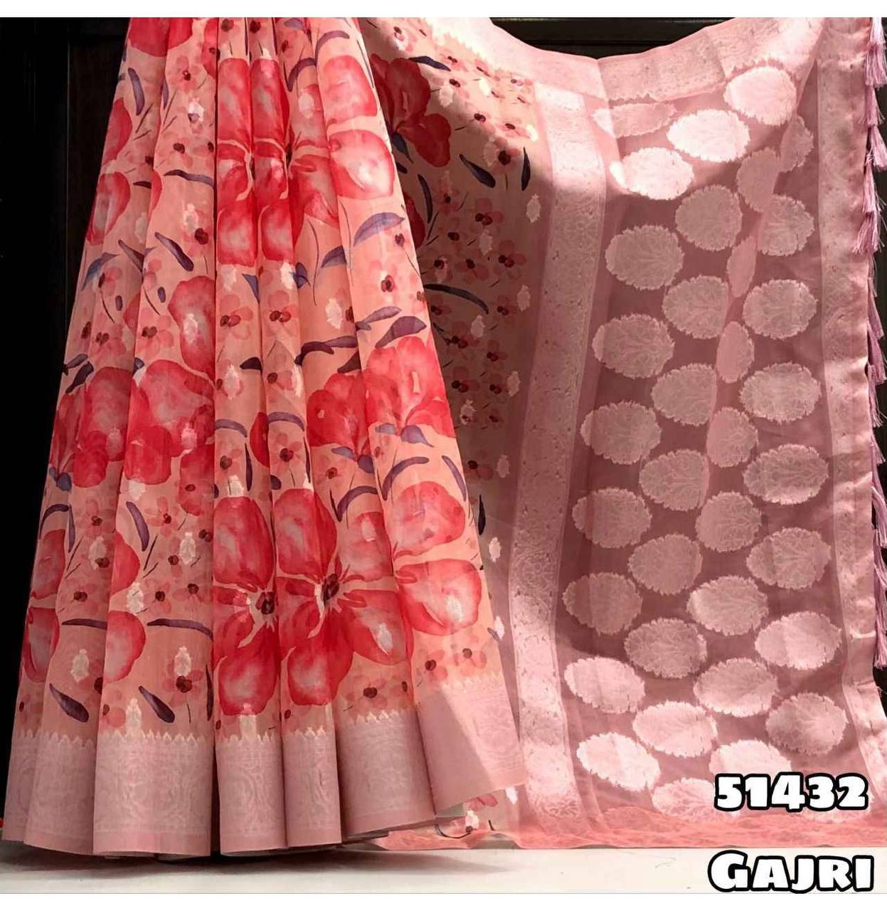 FANCY PRINTED SAREES