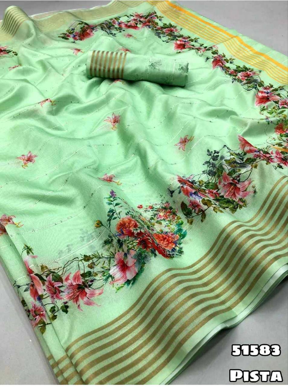 FANCY PRINTED SAREES