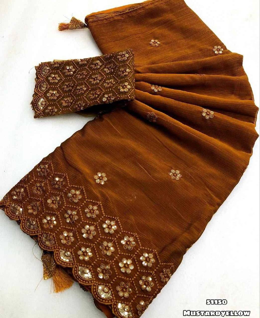 Tussar Silk Floral Digital Print Saree
