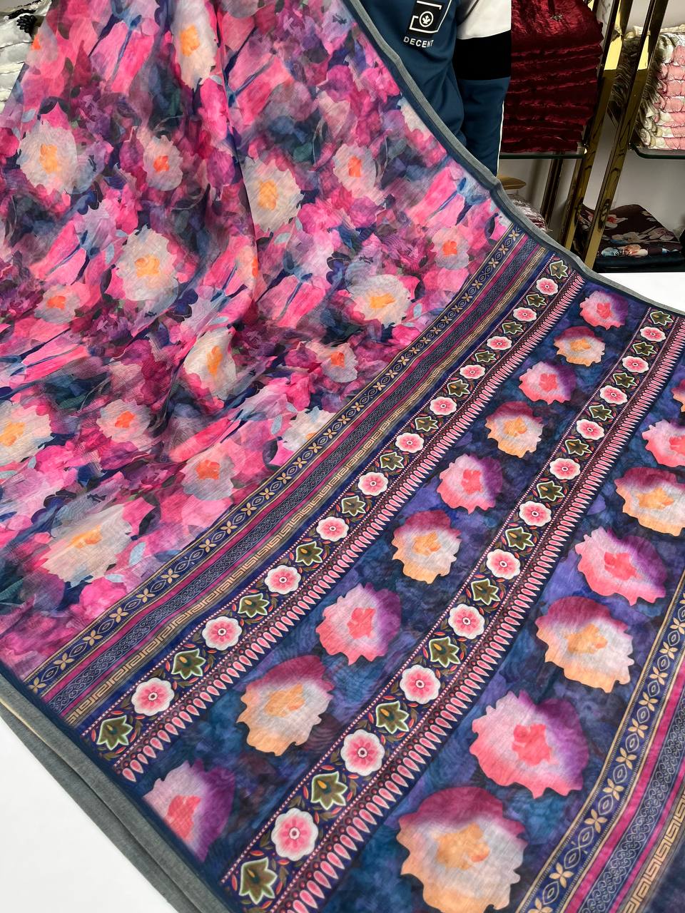 Picaso Chenderi Printed Saree