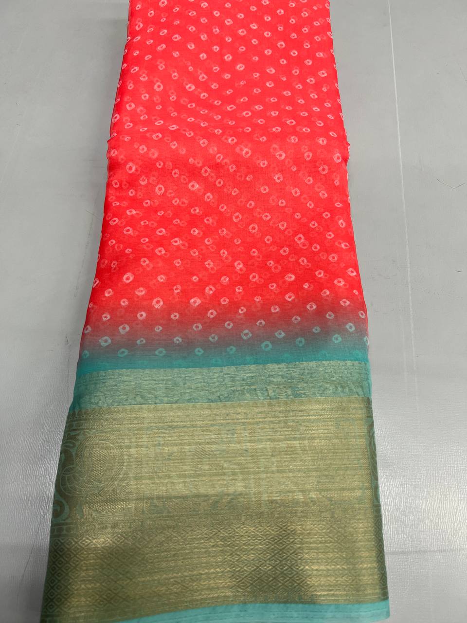 Soft Linen Printed, Furr & Foil Work Sarees with Blouse