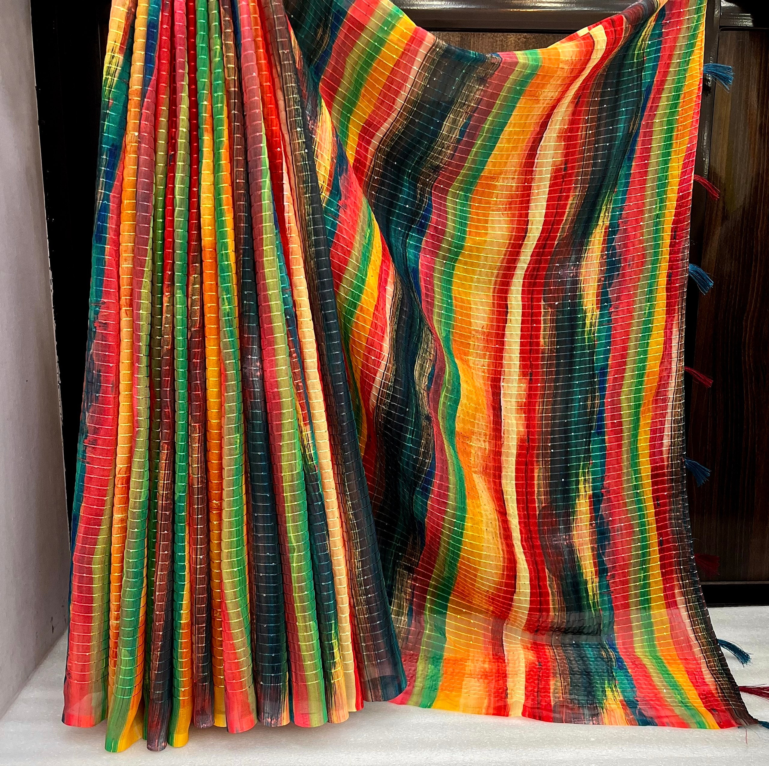 Karisma Chiffon Digital Printed Saree