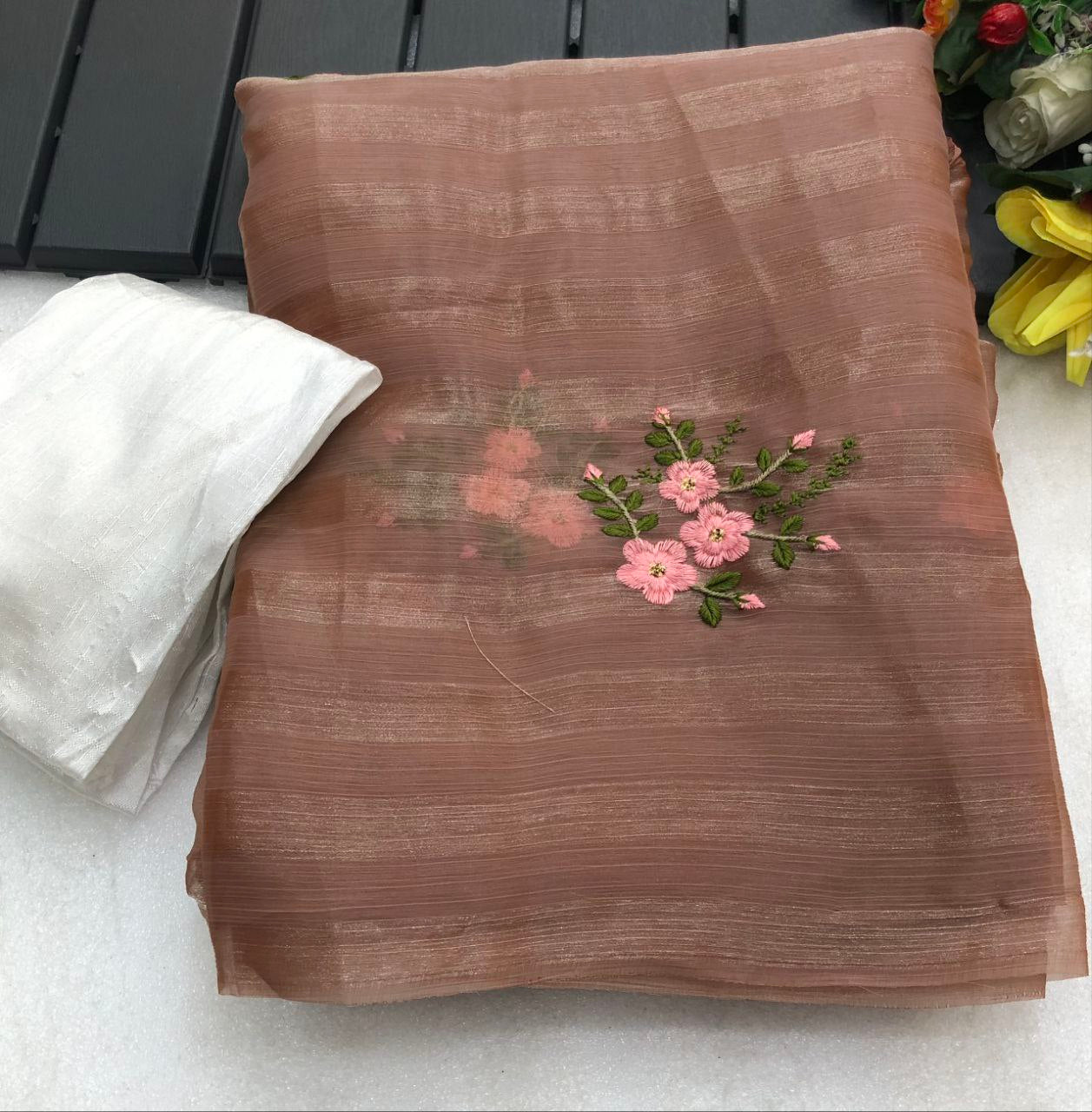 Jetor New Soft Burberry Saree