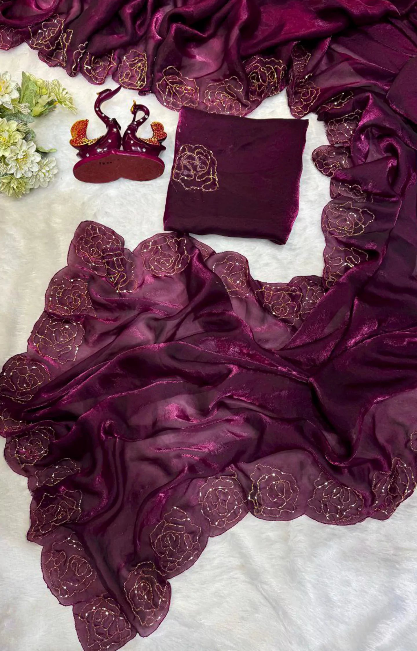 VERCOSE PURE SPACE SILK SAREE