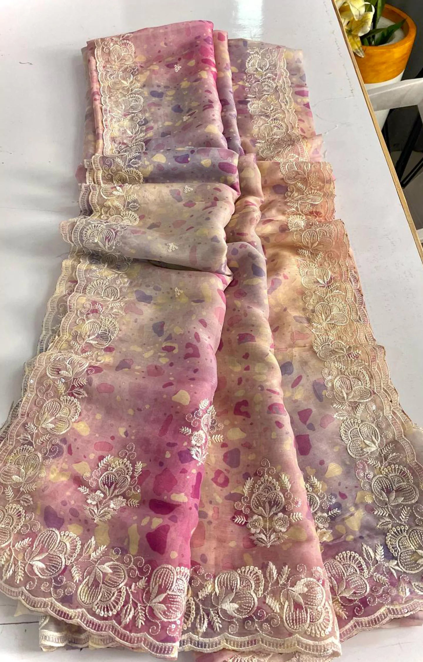 DUKE HAND CRAFTED MAGICGOLD ORGANZA SAREES