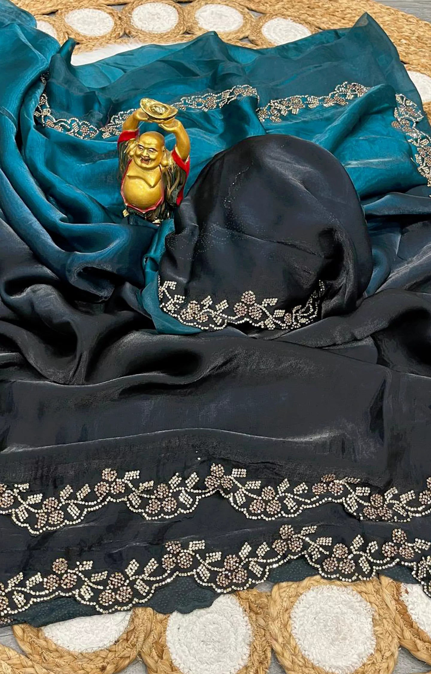 JACK SPACE SILK SHADED SAREE