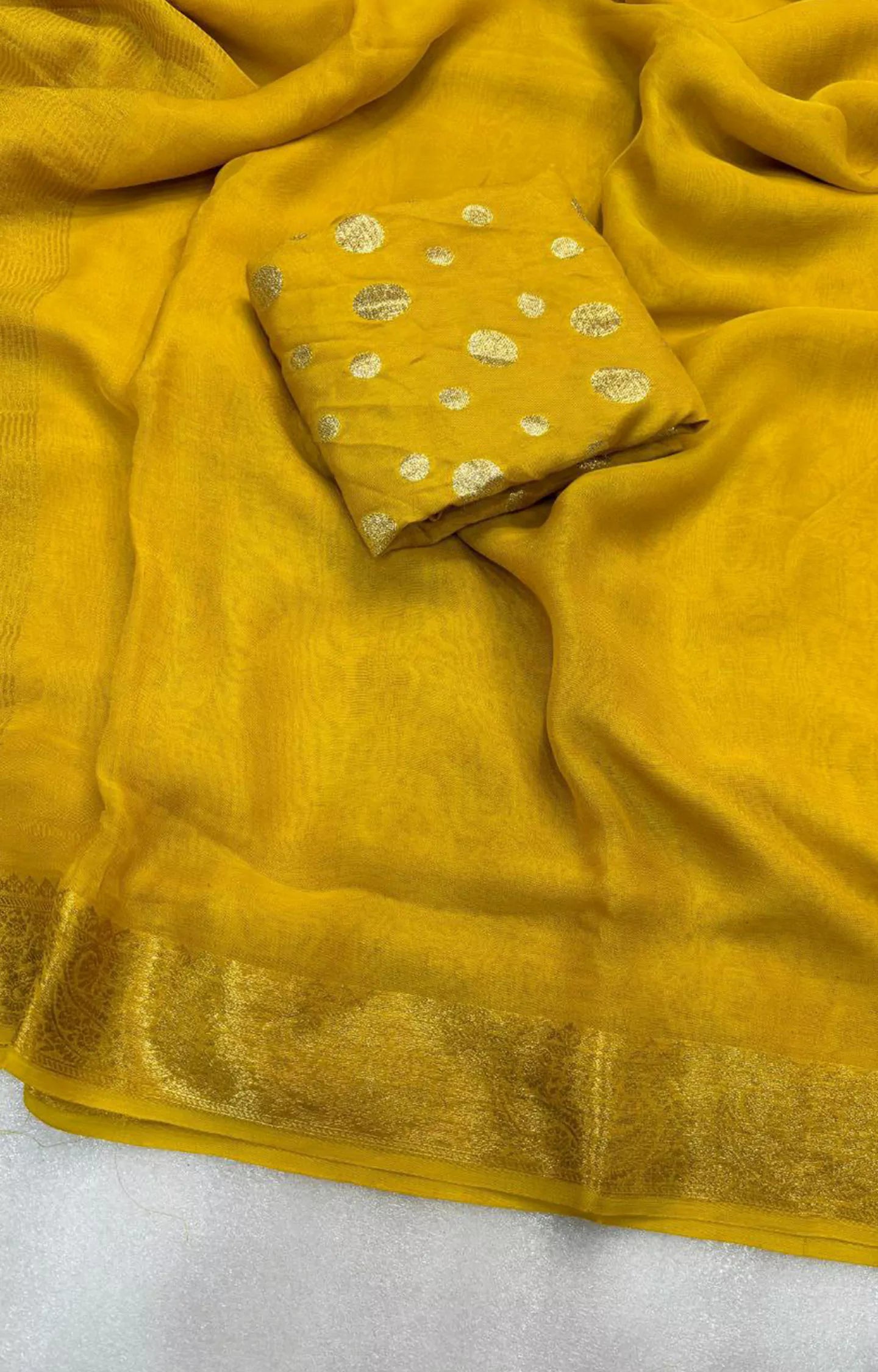 SAMAYERA PURE VISCOSE CHINON SAREE