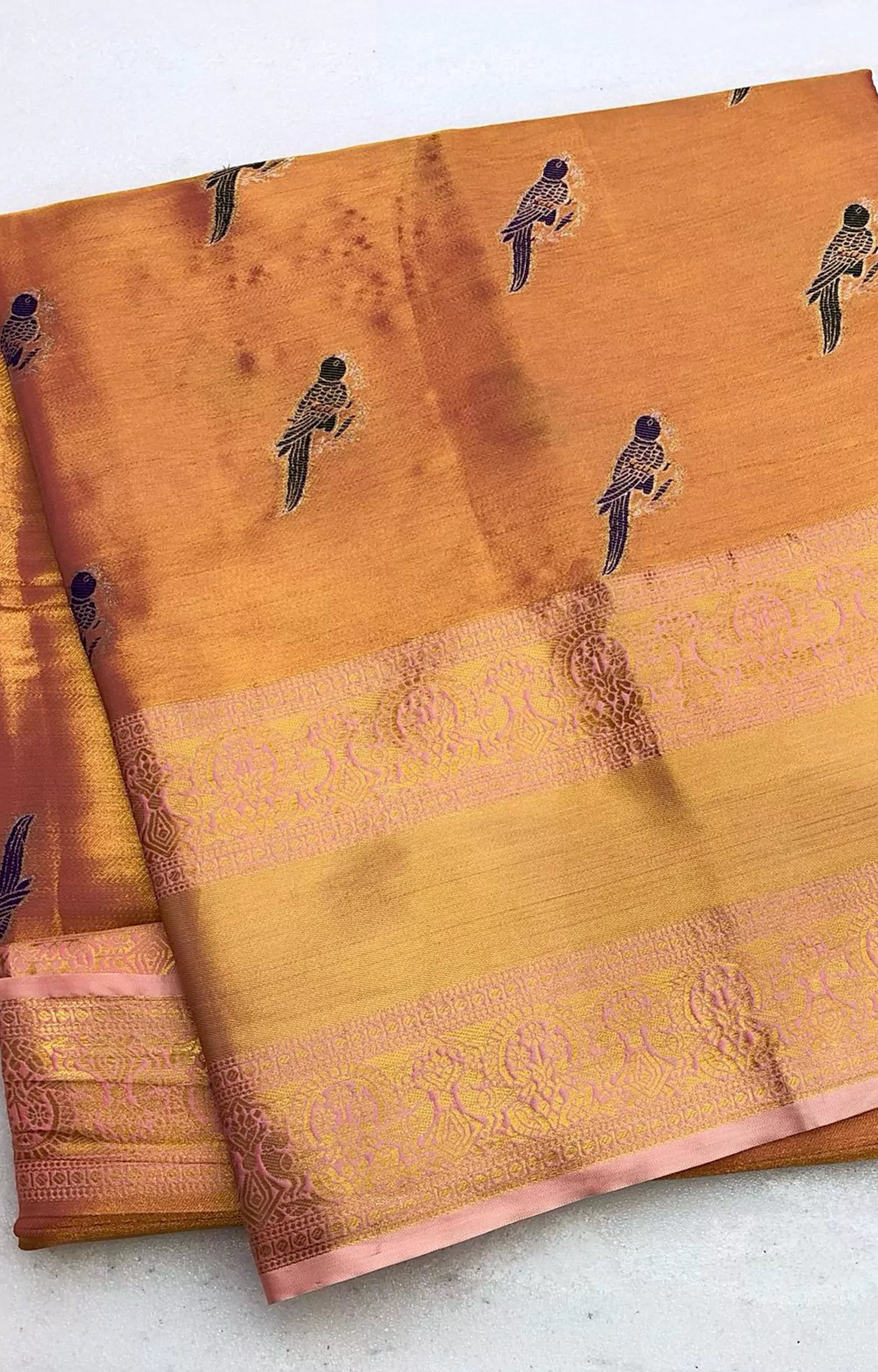 NEWMARK KANJIVARAM SILK GOLD ZARI SAREE