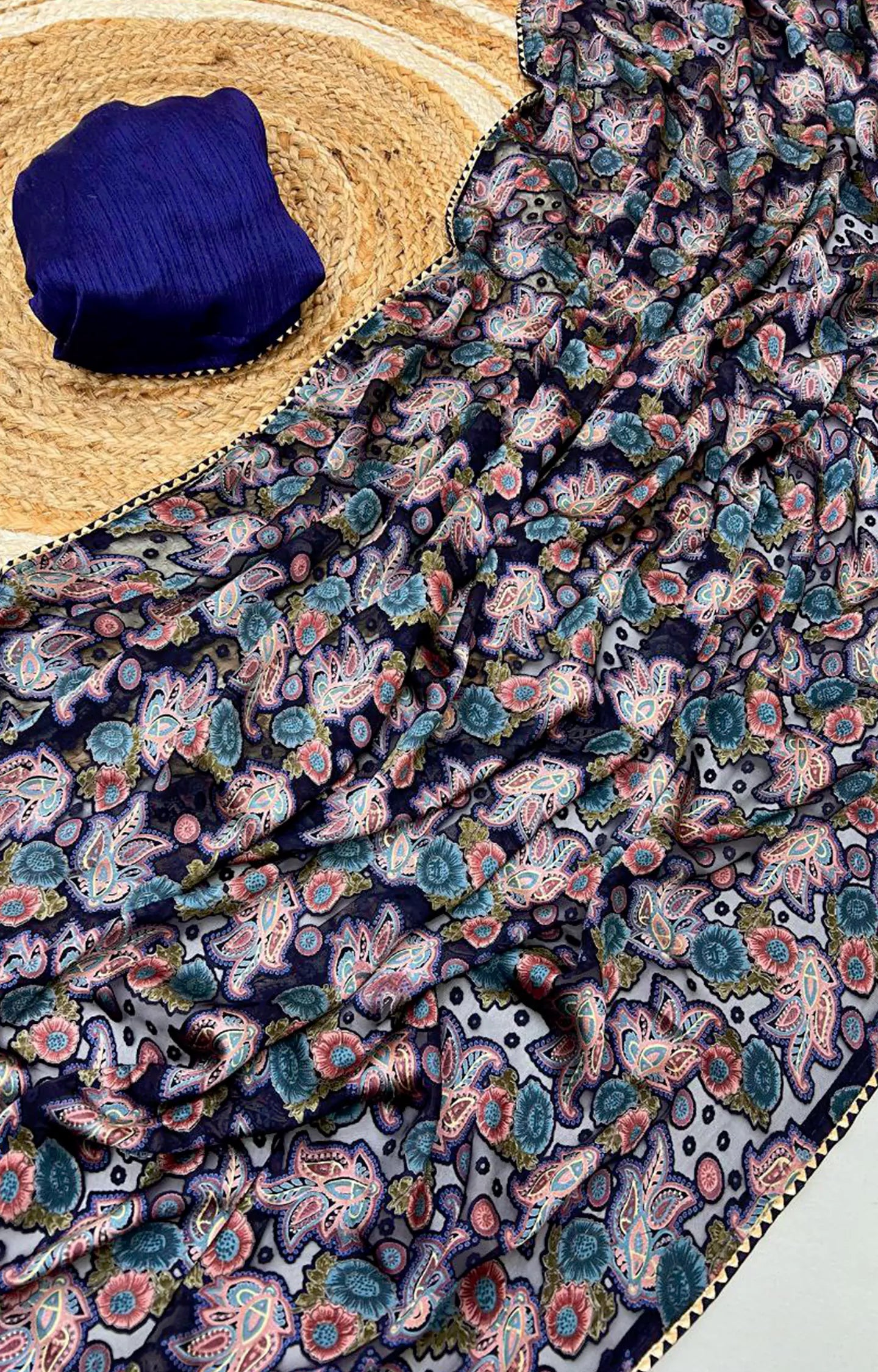 LASTUNE BEAUTIFUL EXPORT QUALITY IMPORTED ORIGINAL  BRASOO SAREE