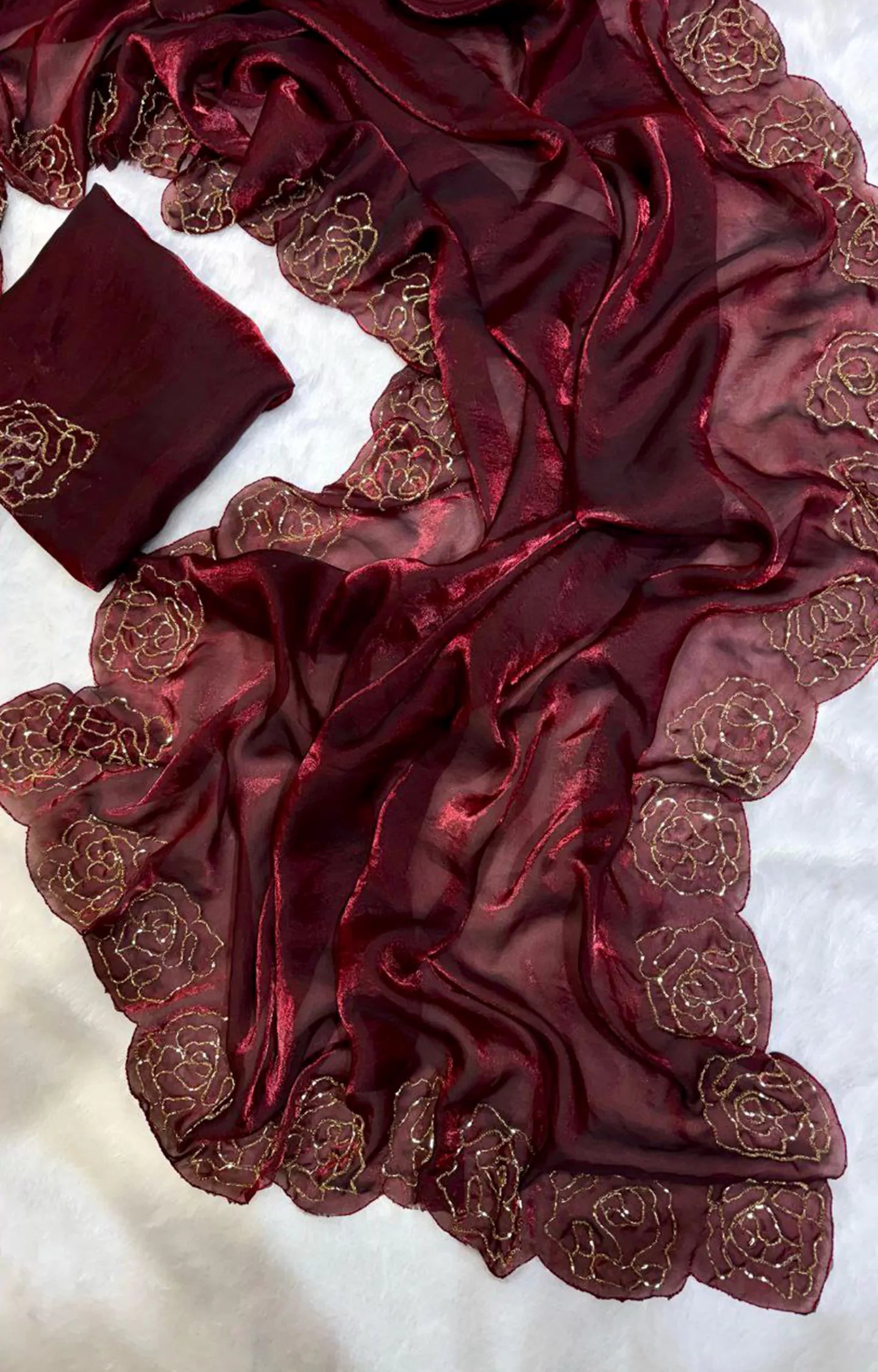 VERCOSE PURE SPACE SILK SAREE