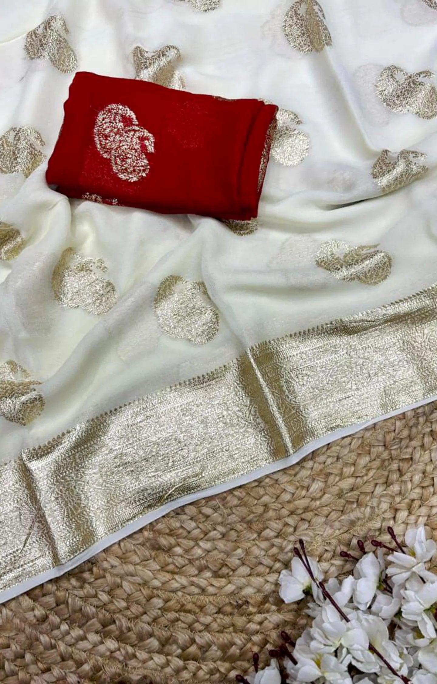 KEYNET PUIRE VISCOSE GEORGETTE SAREE