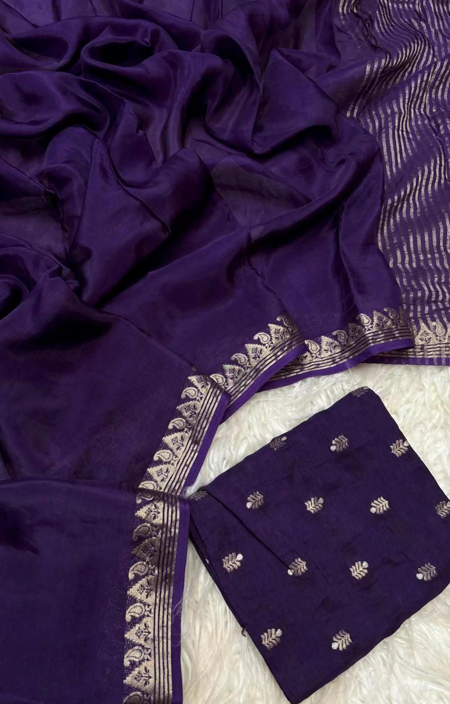 WELSON PURE VISCOS SOFT CREPE SAREE