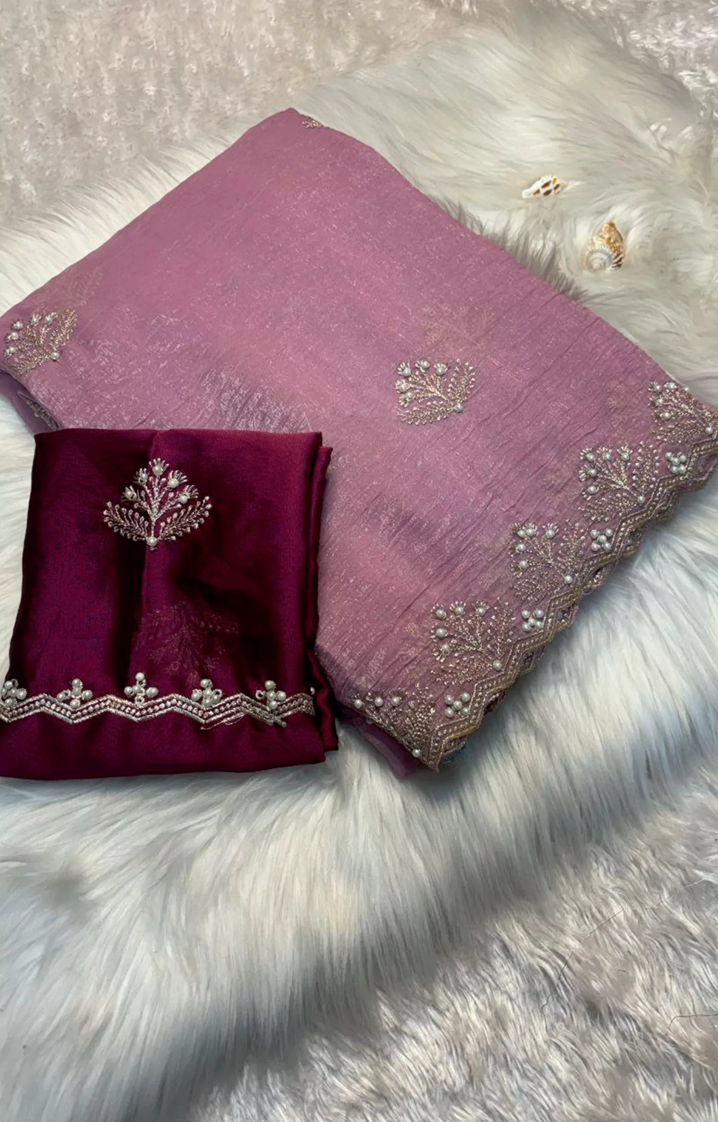 QERSAL SOFT CRUNCHY SAREE