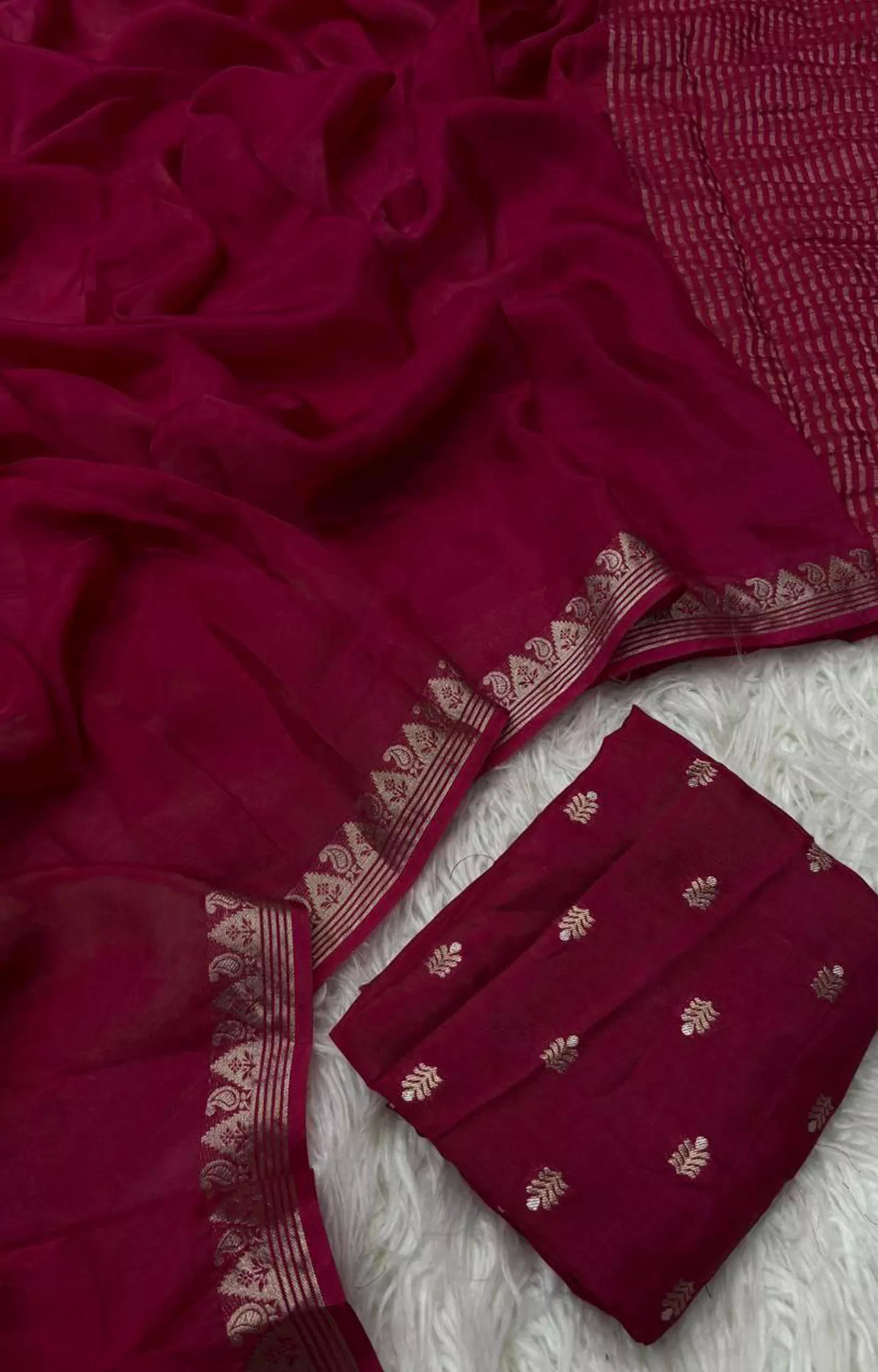 WELSON PURE VISCOS SOFT CREPE SAREE