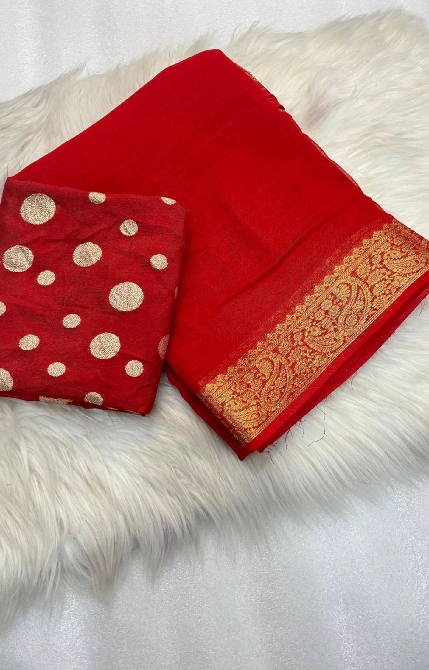 SAMAYERA PURE VISCOSE CHINON SAREE
