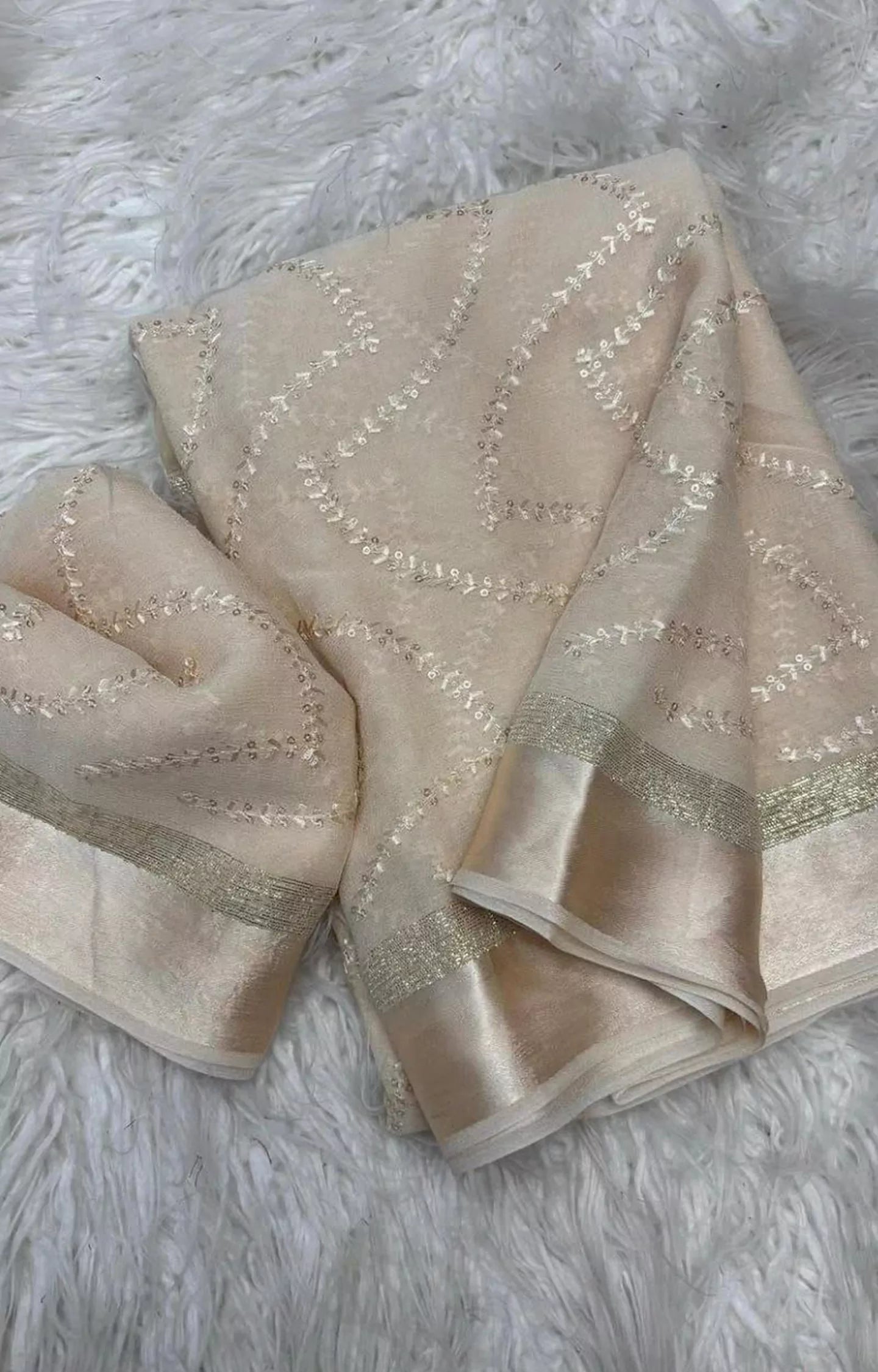PERSTON PURE VISCOS GEORGETTE SAREE
