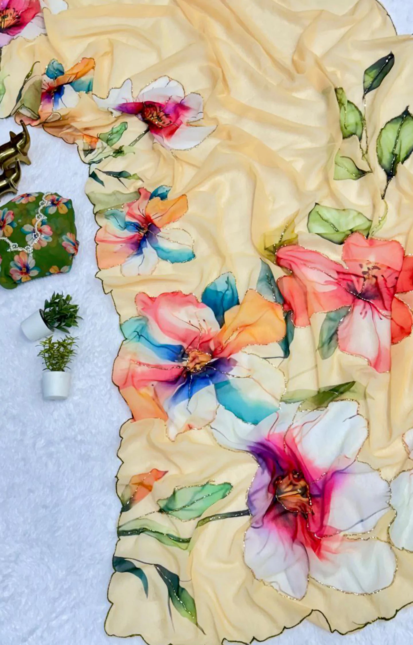 PIERSON SOFT & SMOOTH WEIGHTLESS CHIFFON SAREE