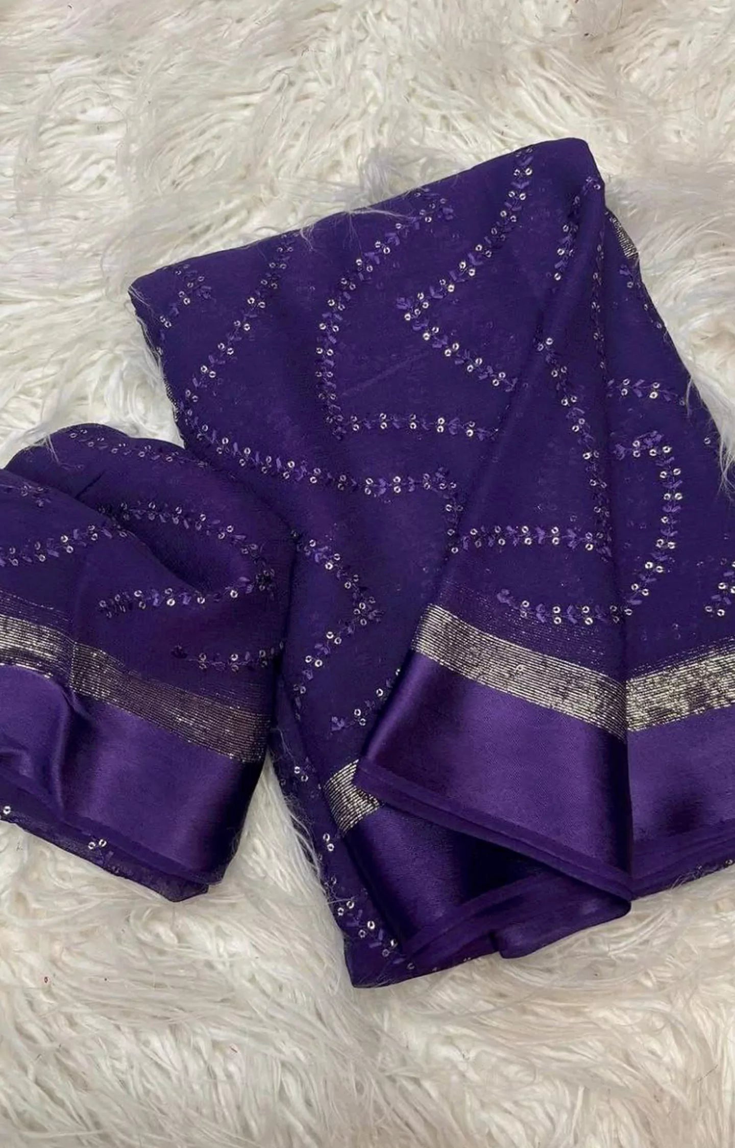 PERSTON PURE VISCOS GEORGETTE SAREE