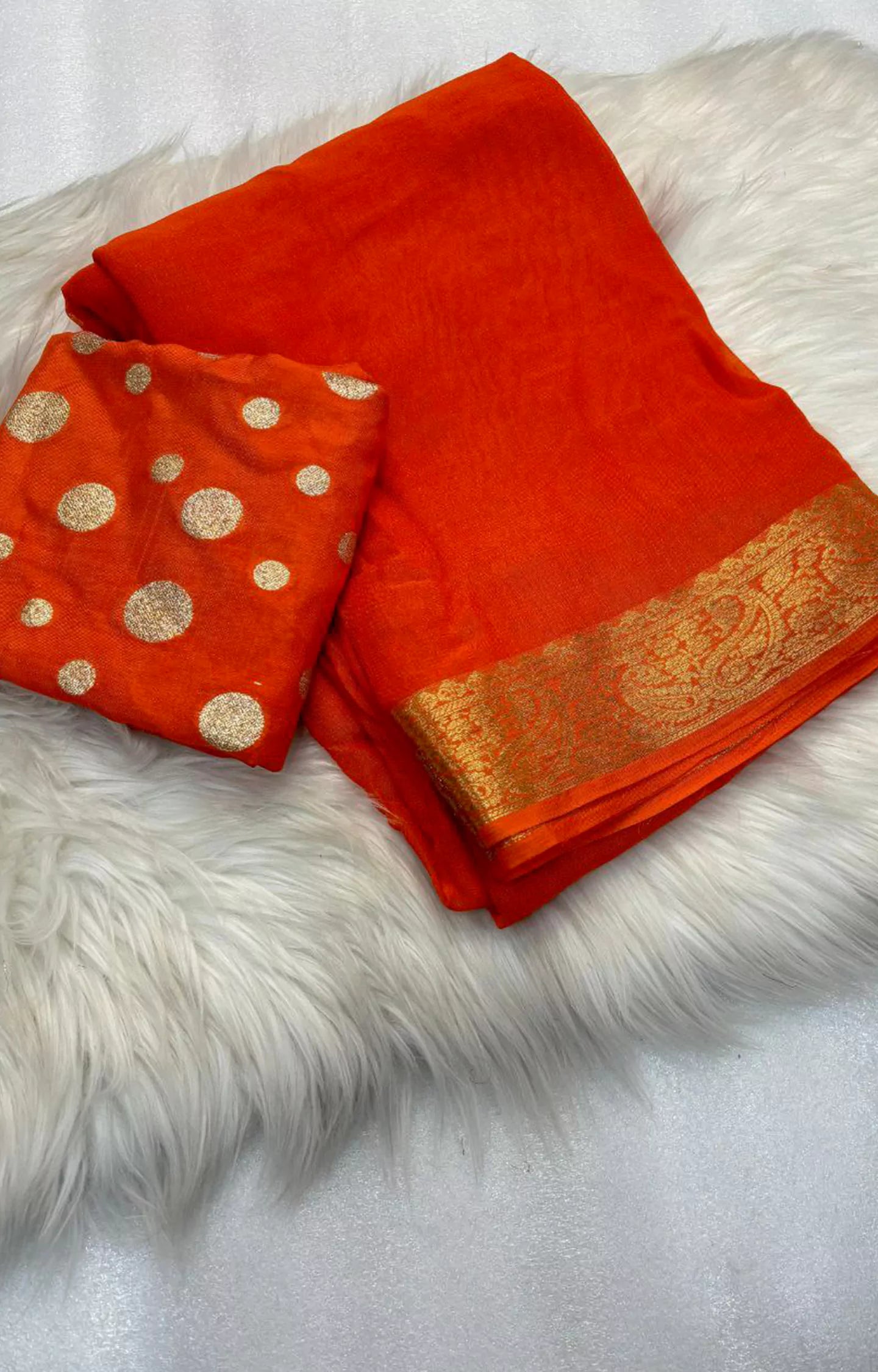 SAMAYERA PURE VISCOSE CHINON SAREE