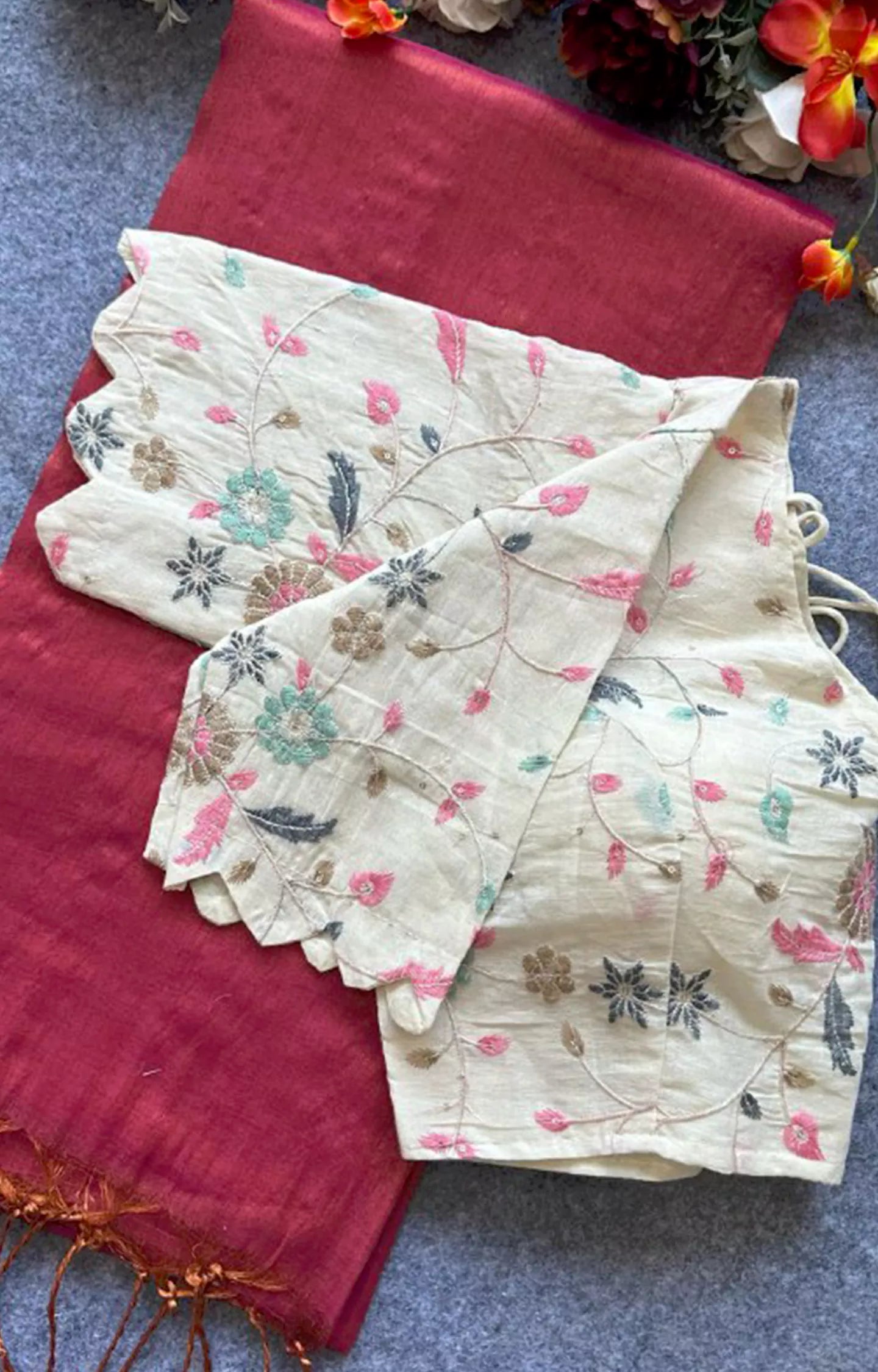 JERRI TISSUE COTTON SILK SAREE