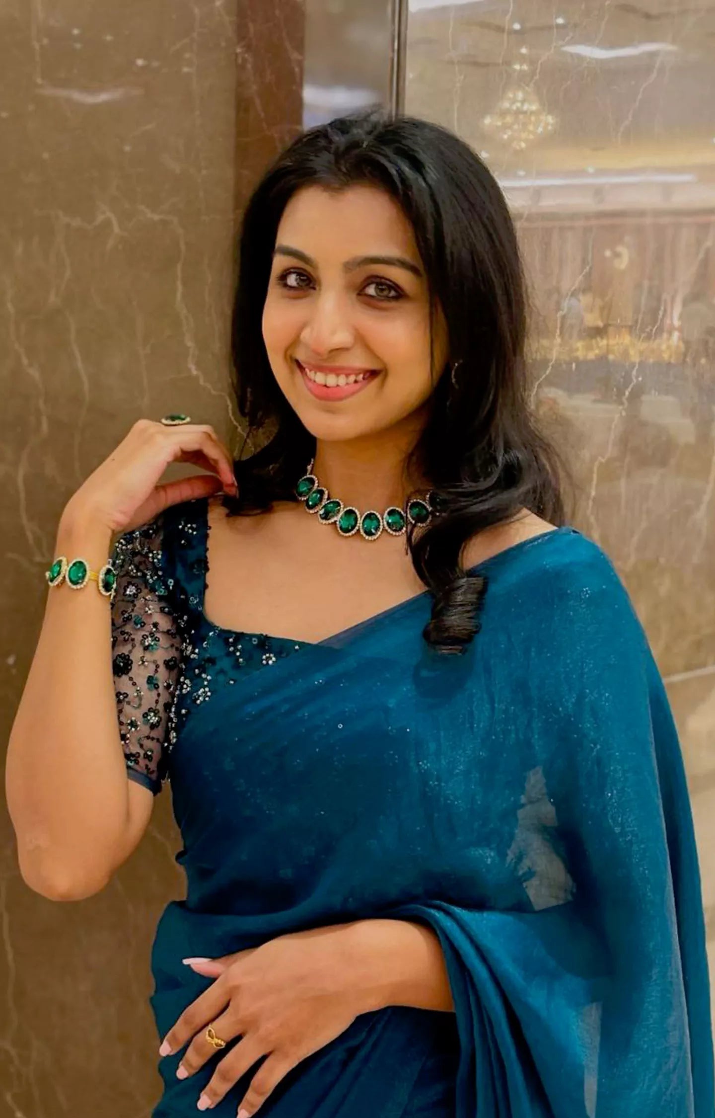 ZARYN MOST DEMANDED SPACE SILK SAREE