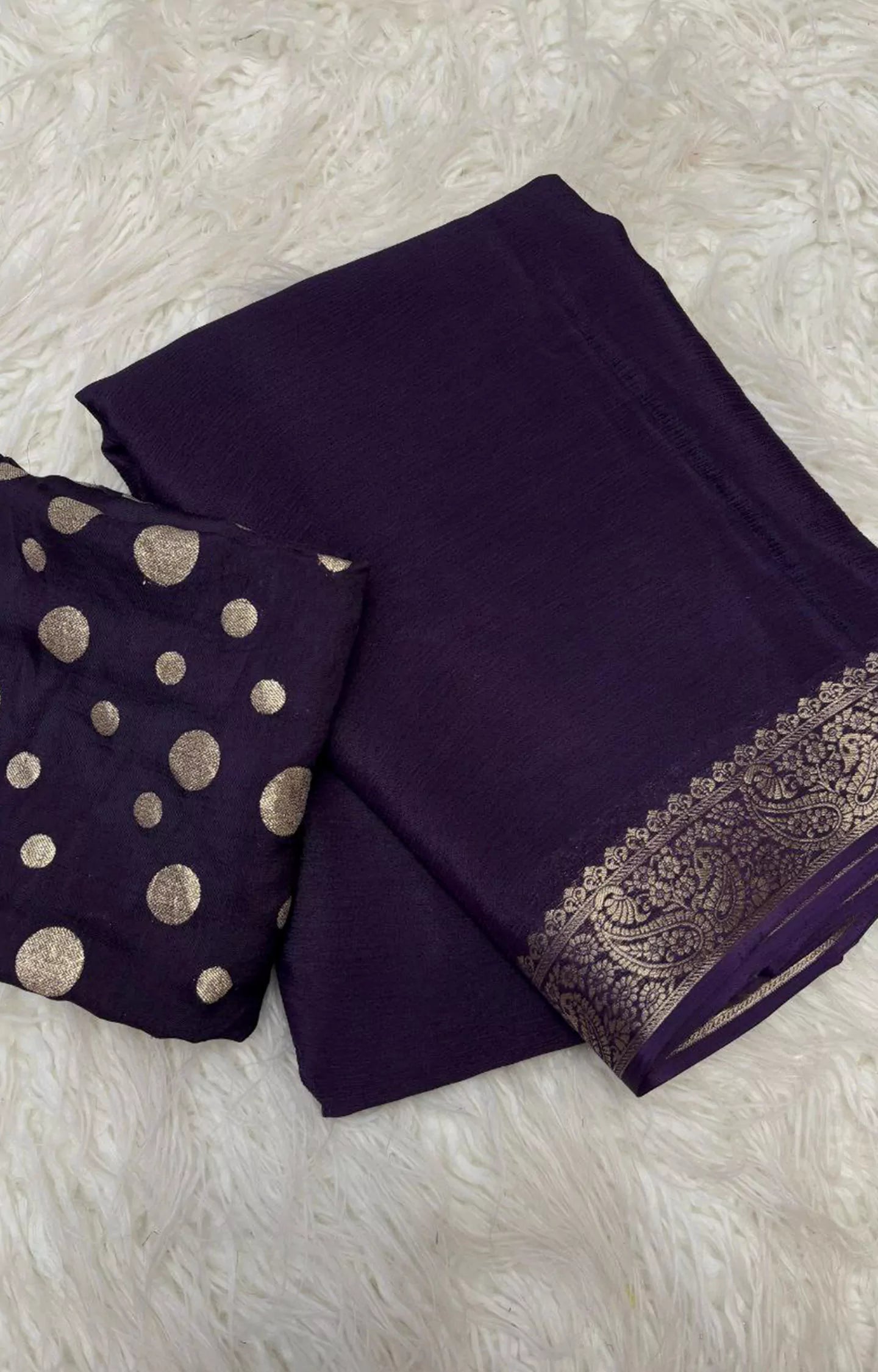 SAMAYERA PURE VISCOSE CHINON SAREE