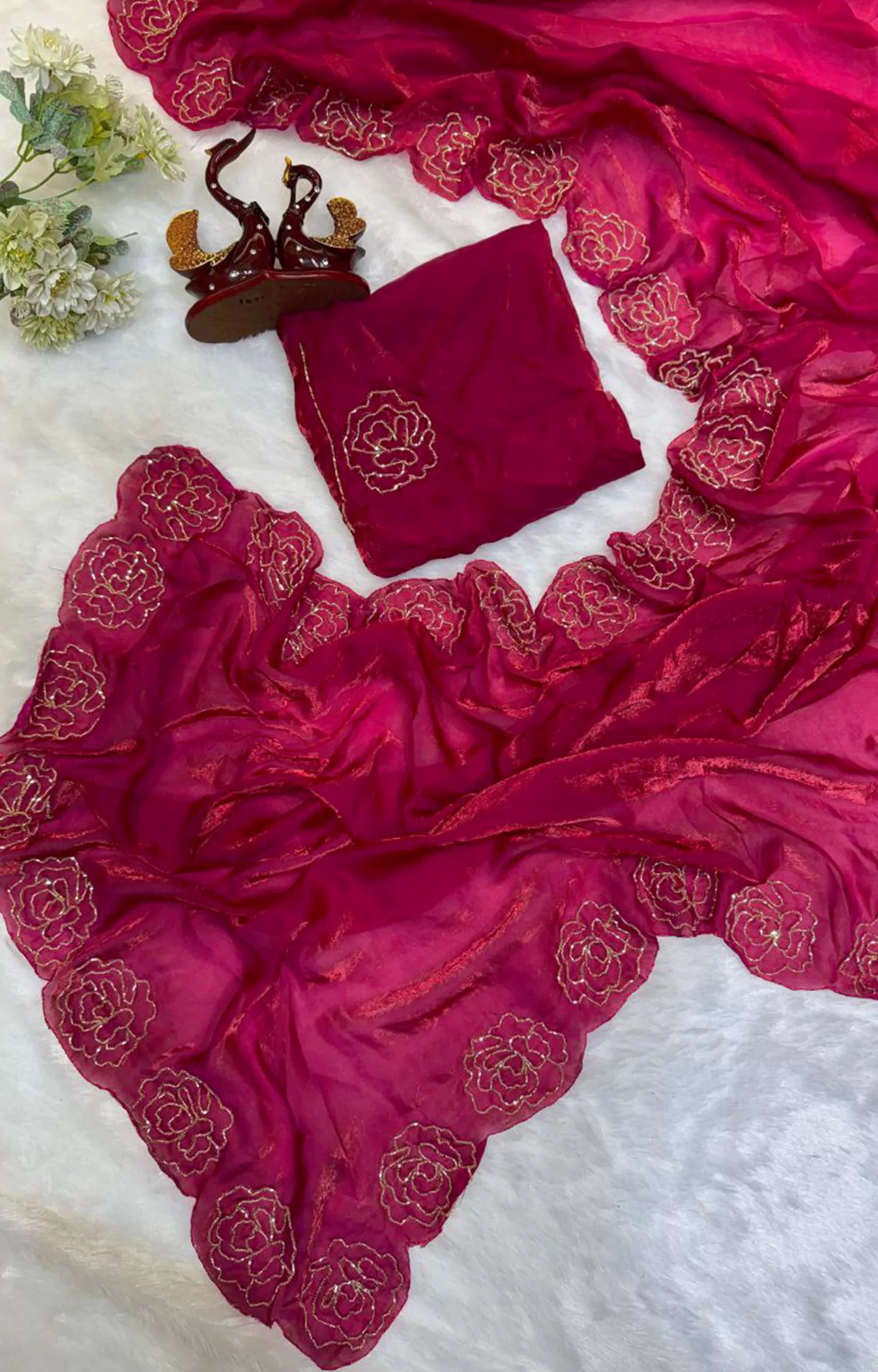 VERCOSE PURE SPACE SILK SAREE