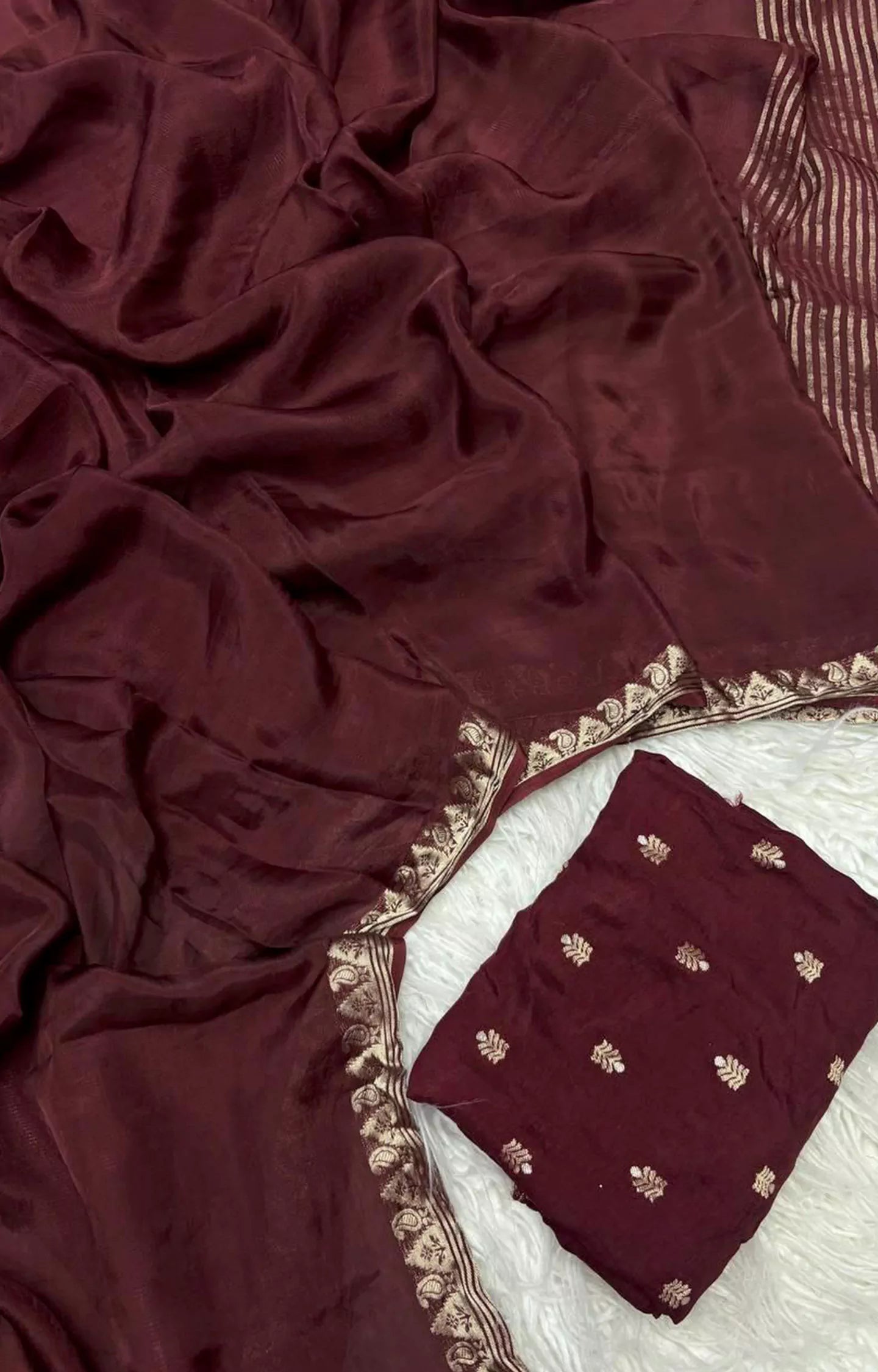WELSON PURE VISCOS SOFT CREPE SAREE