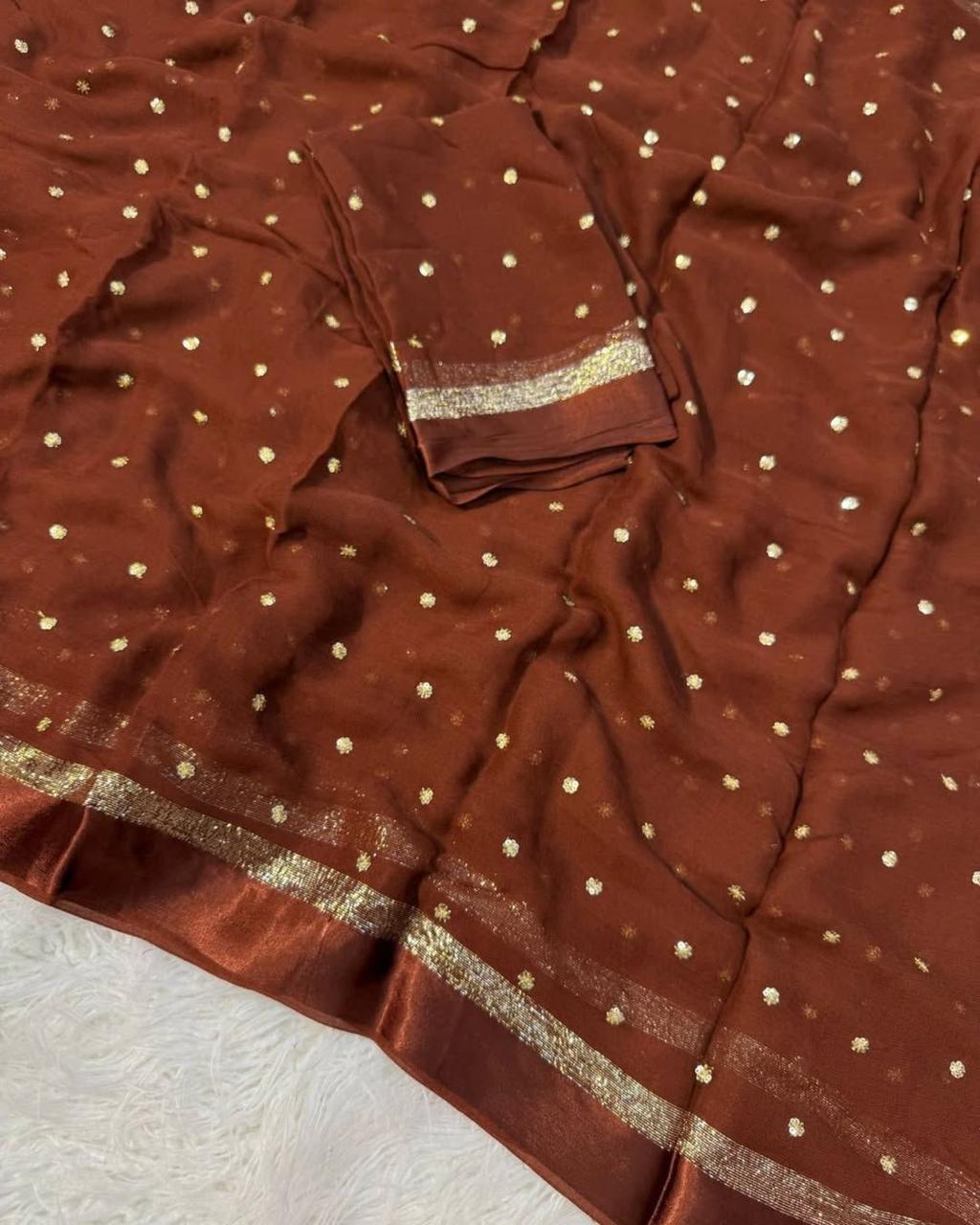 Alima Viscose Georgette Saree