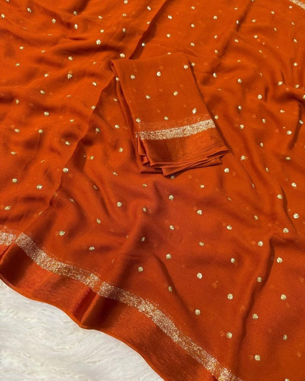 Alima Viscose Georgette Saree