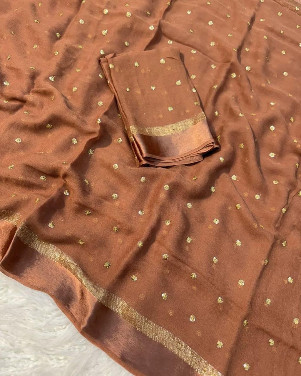 Alima Viscose Georgette Saree