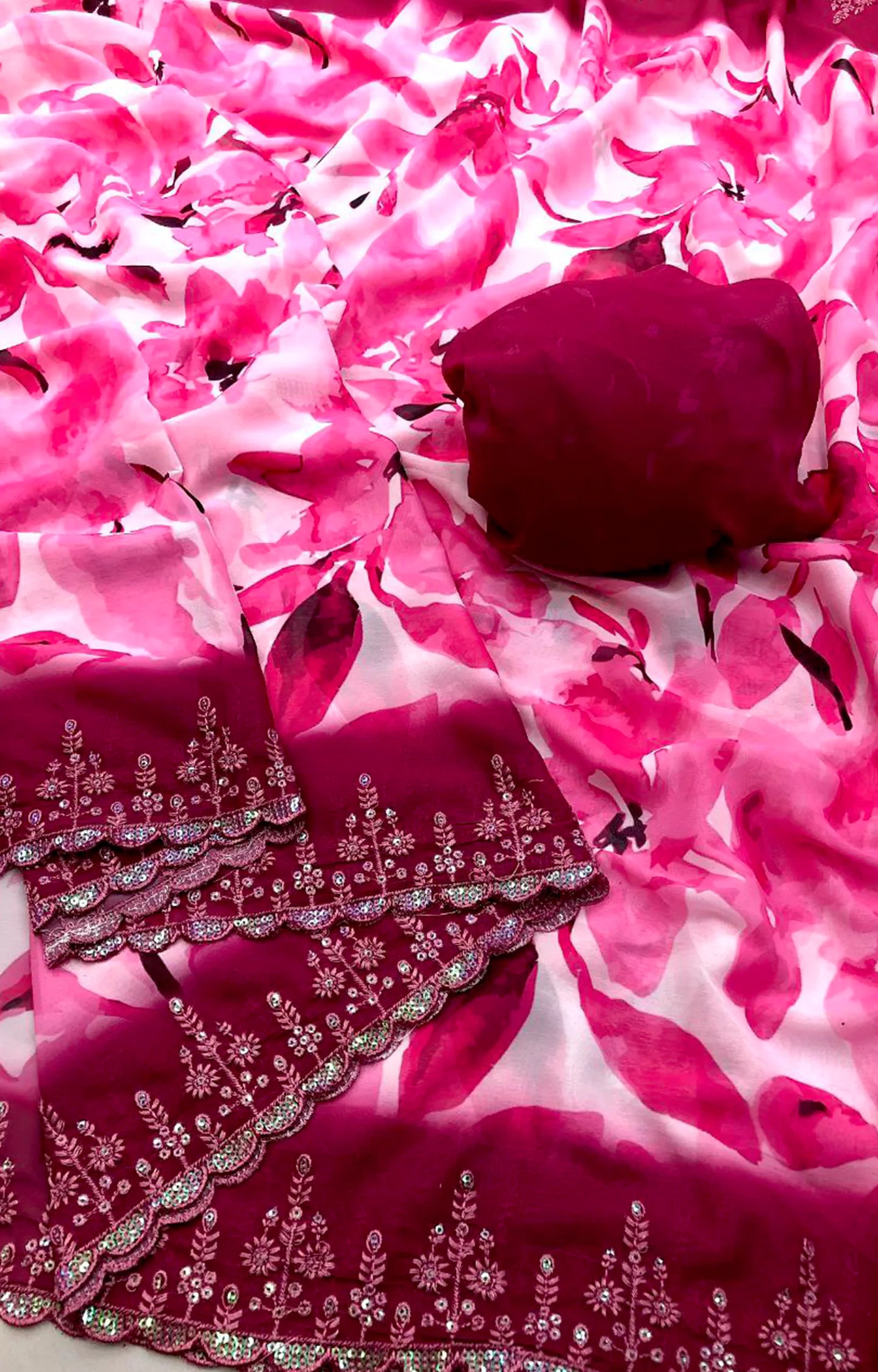 LARONA SOFT & SMOOTH WEIGHTLESS CHIFFON SAREE