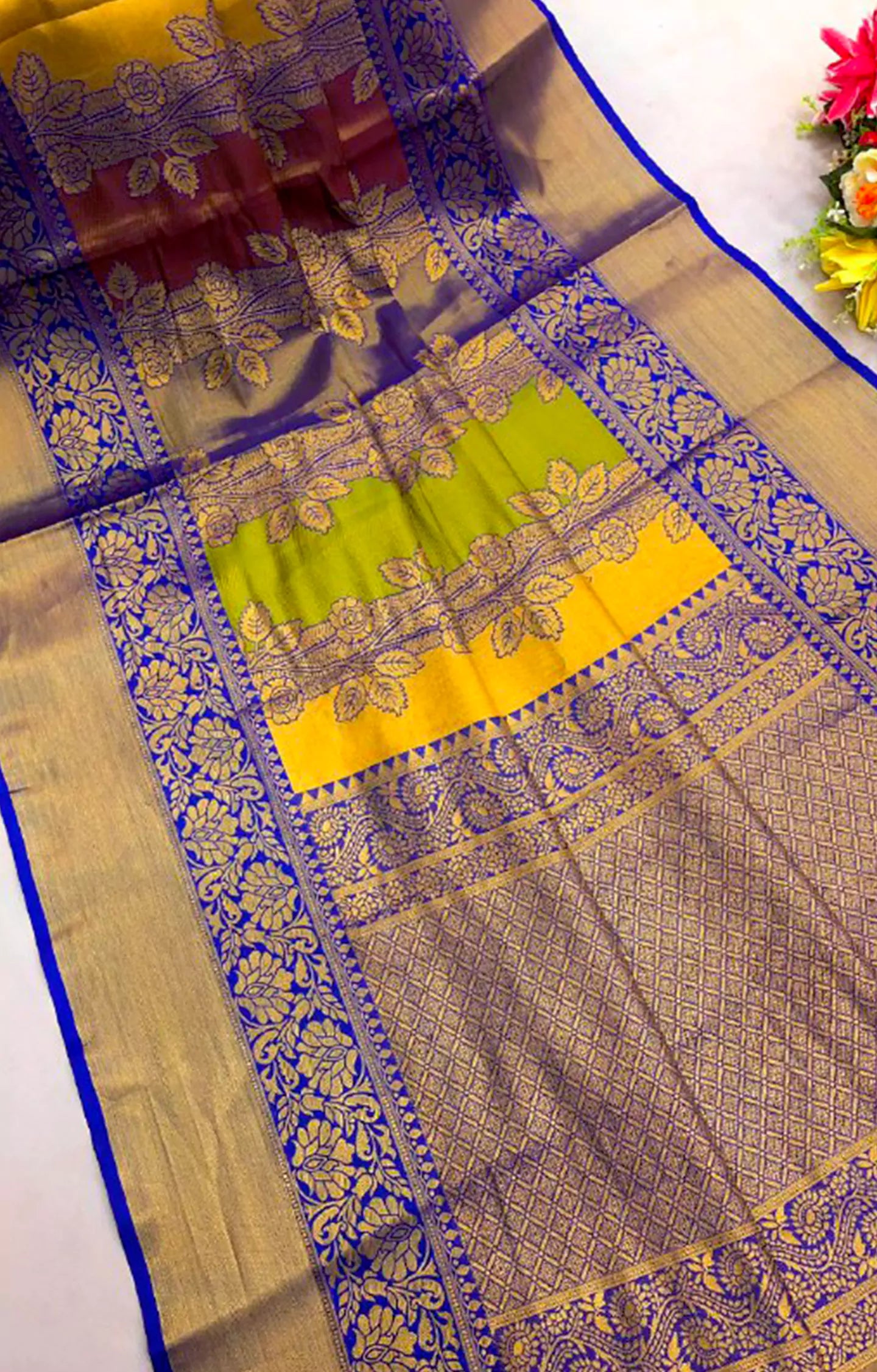 PHYLLIS KANJIVARAM PATTU SILK SAREE