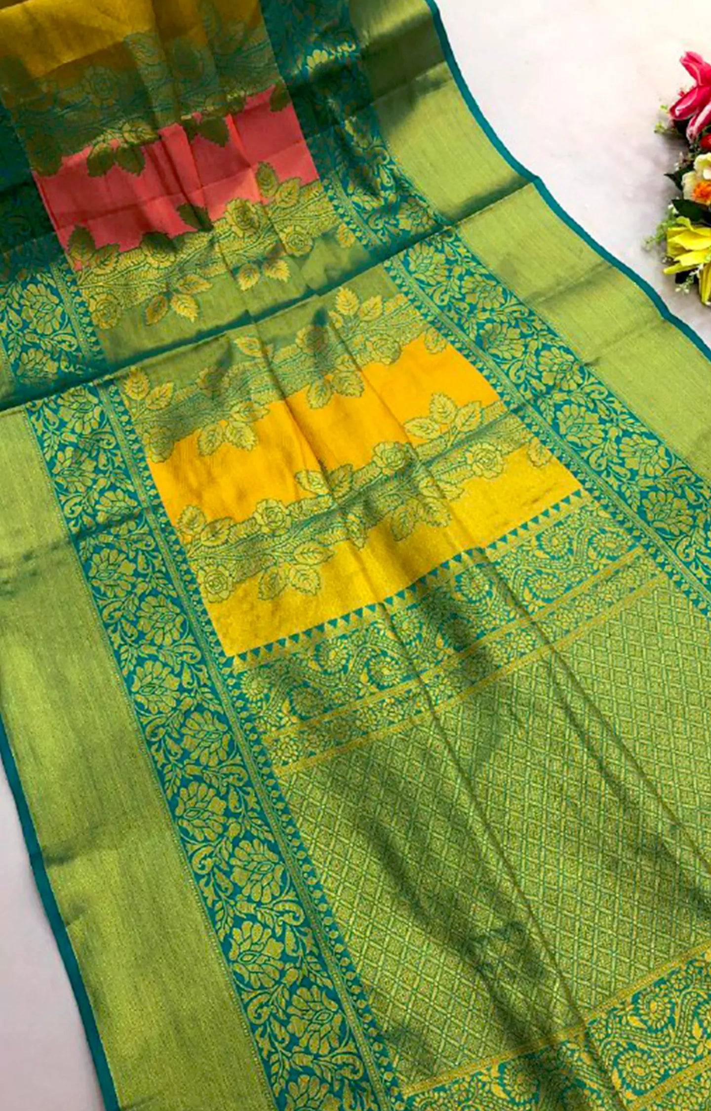 PHYLLIS KANJIVARAM PATTU SILK SAREE