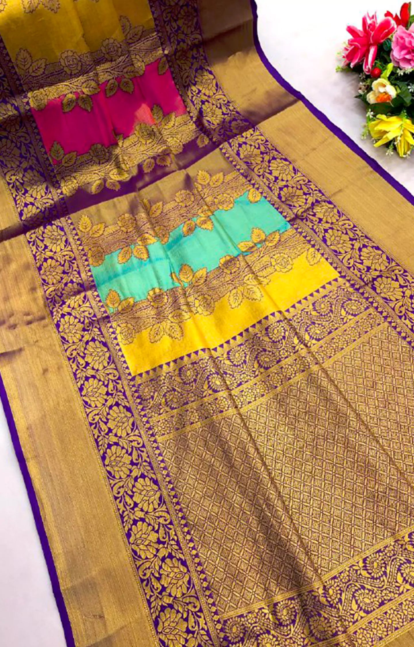 PHYLLIS KANJIVARAM PATTU SILK SAREE