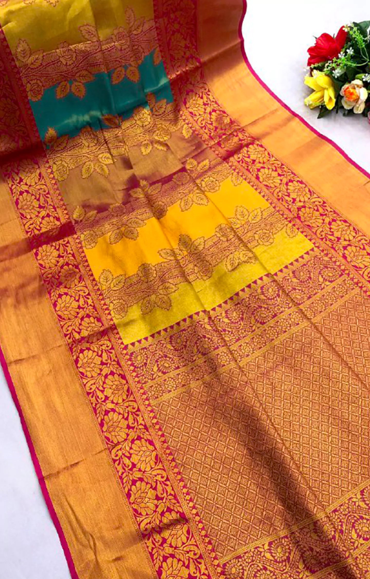 PHYLLIS KANJIVARAM PATTU SILK SAREE