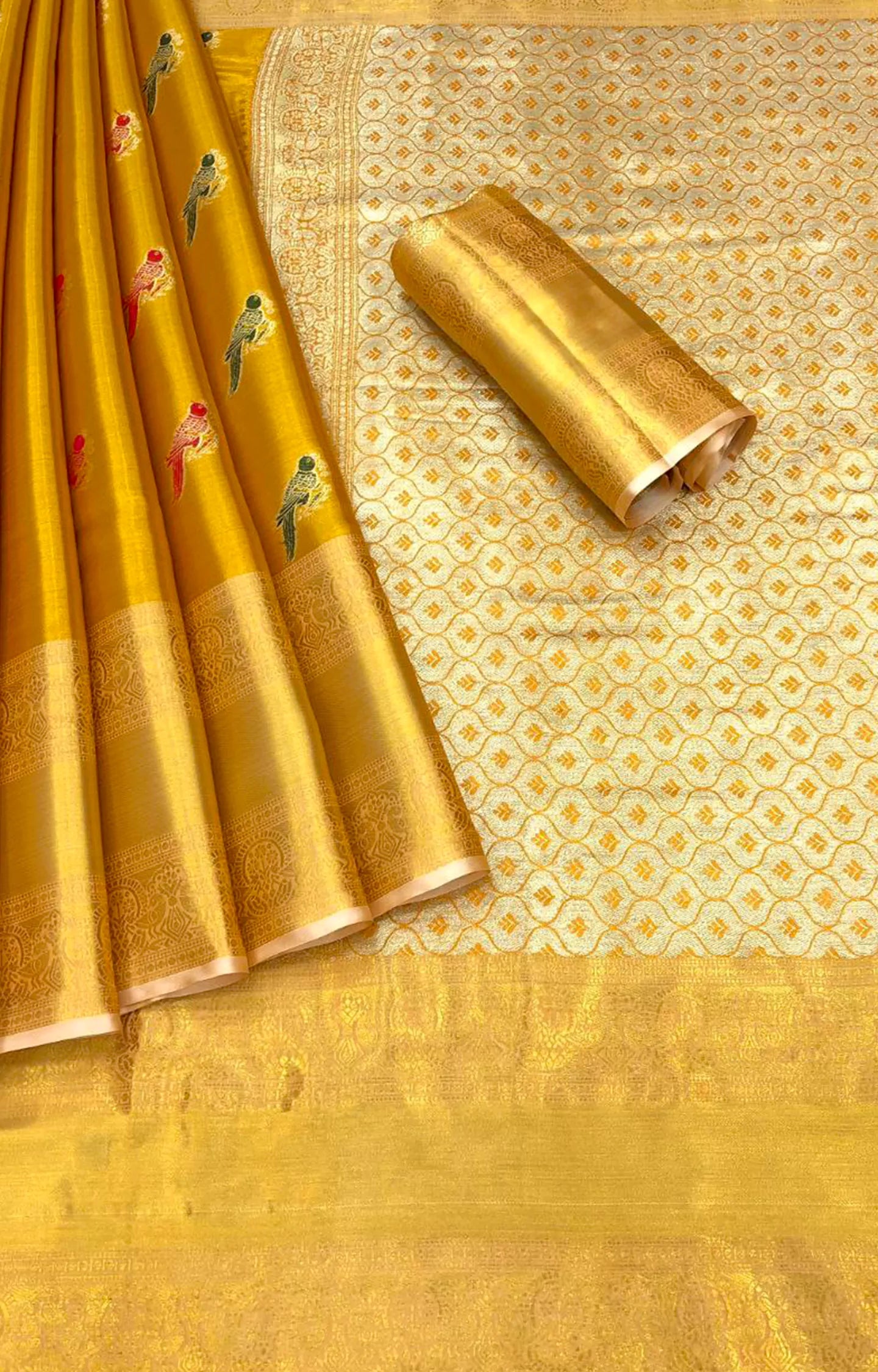 NEWMARK KANJIVARAM SILK GOLD ZARI SAREE