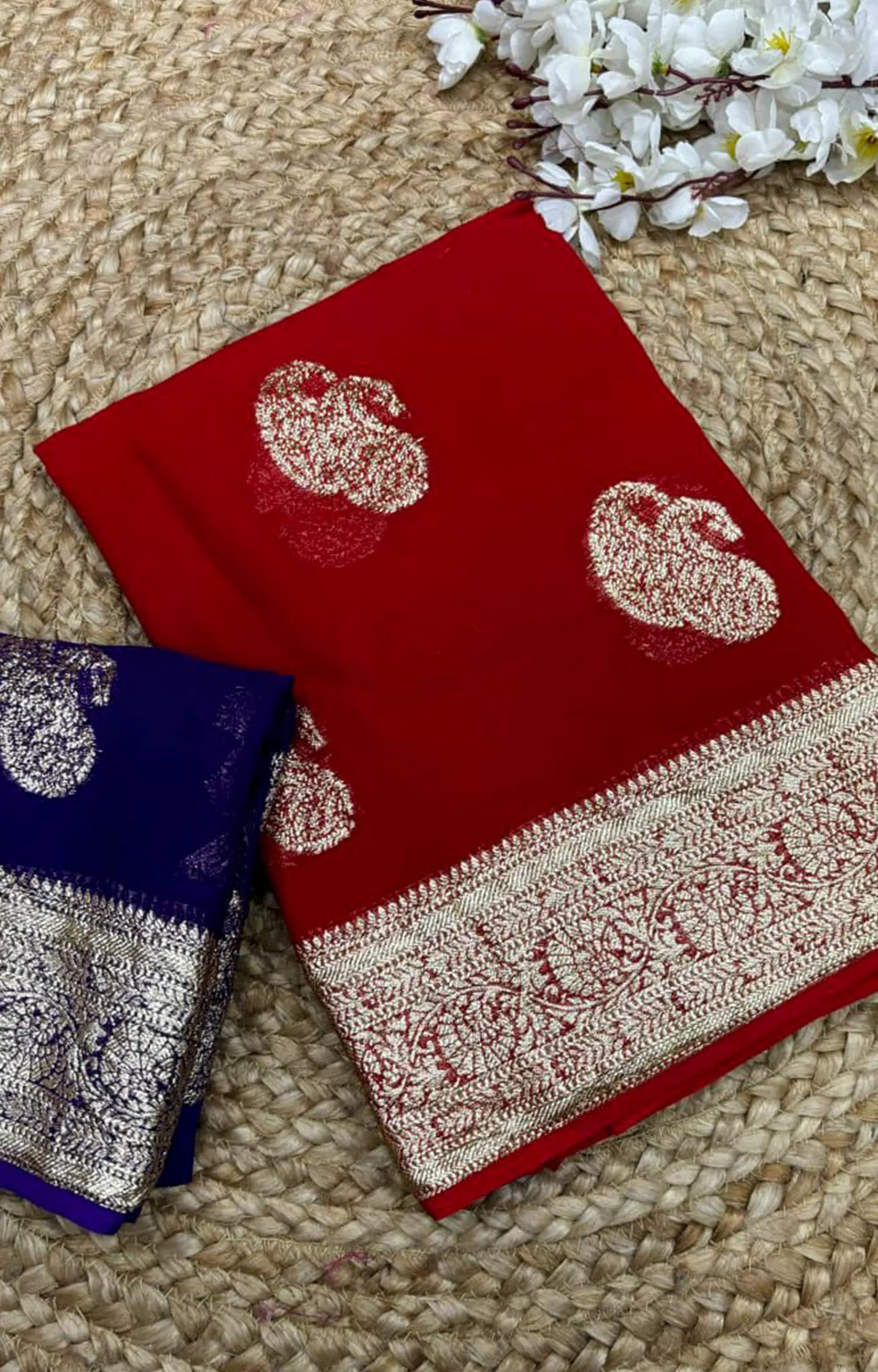 KEYNET PUIRE VISCOSE GEORGETTE SAREE