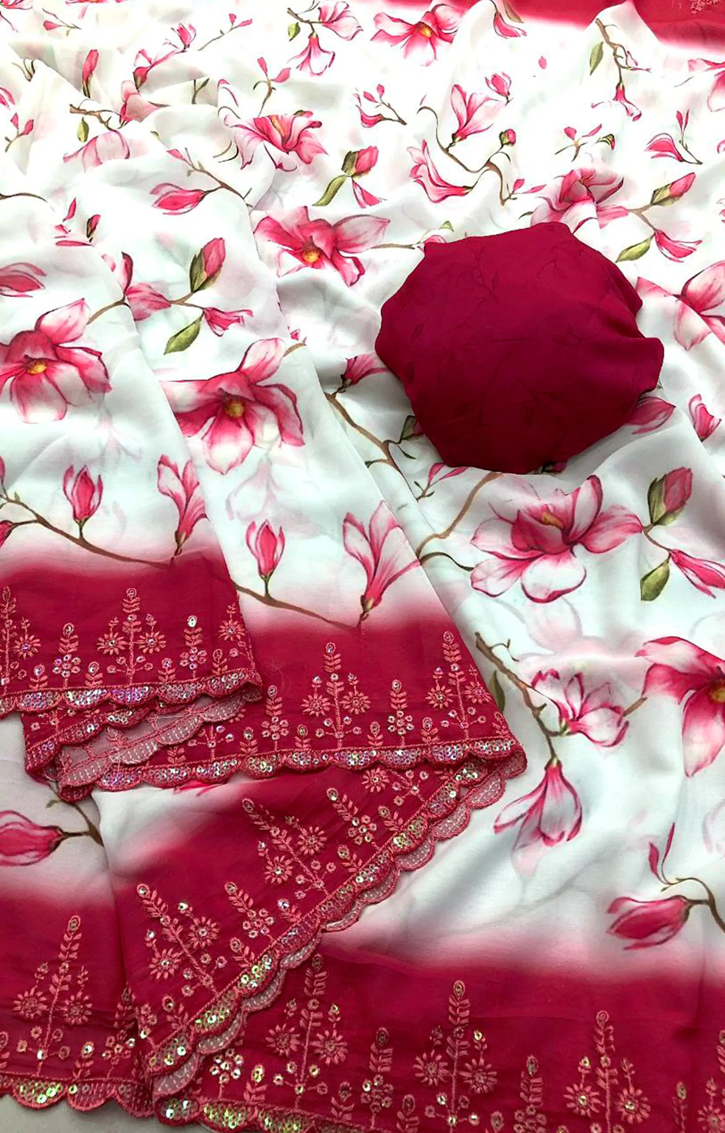 LARONA SOFT & SMOOTH WEIGHTLESS CHIFFON SAREE