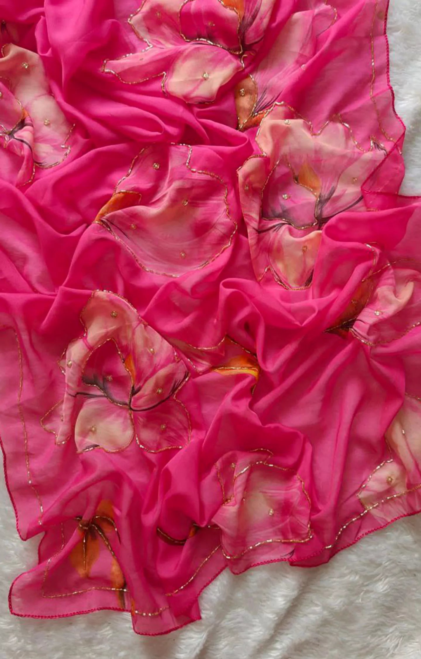 PYROTIN HEAVY PURE DUAL TEBBY SILK SAREE