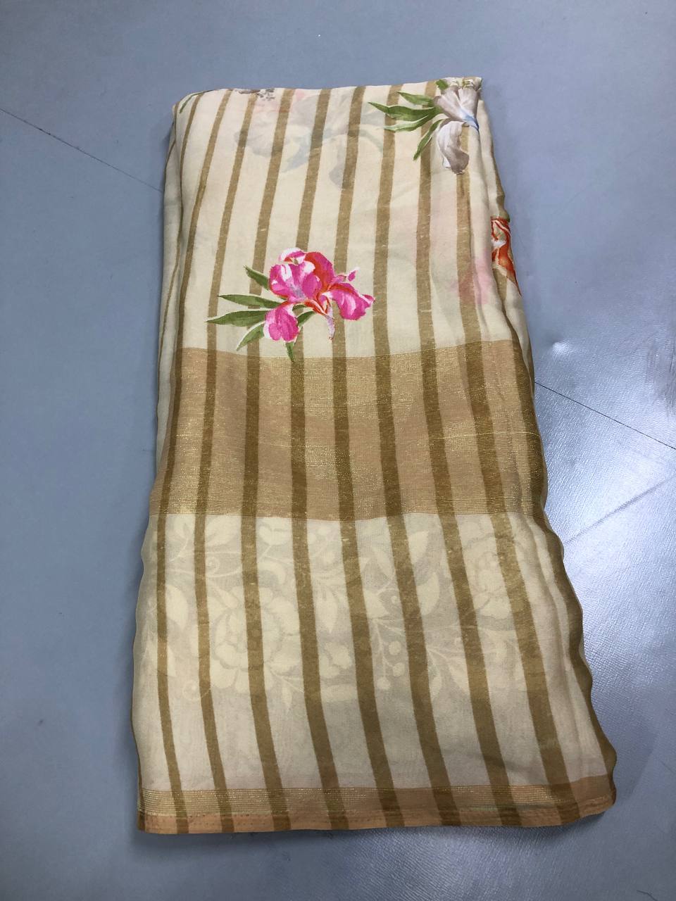 FANCY PRINTED & EMBROIDERY WORK SAREE