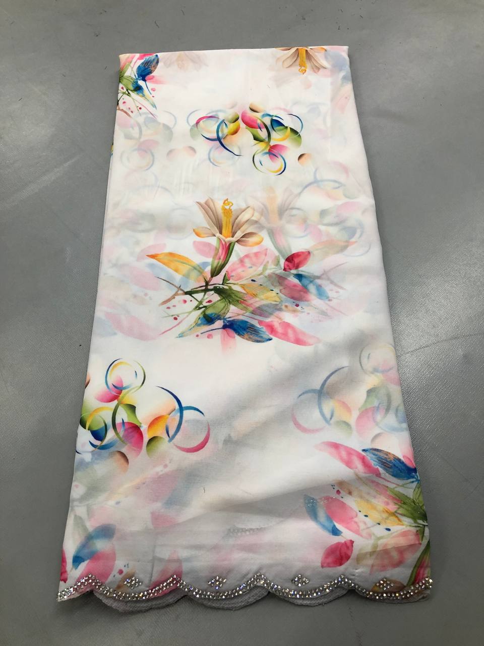 FANCY PRINTED & EMBROIDERY WORK SAREE