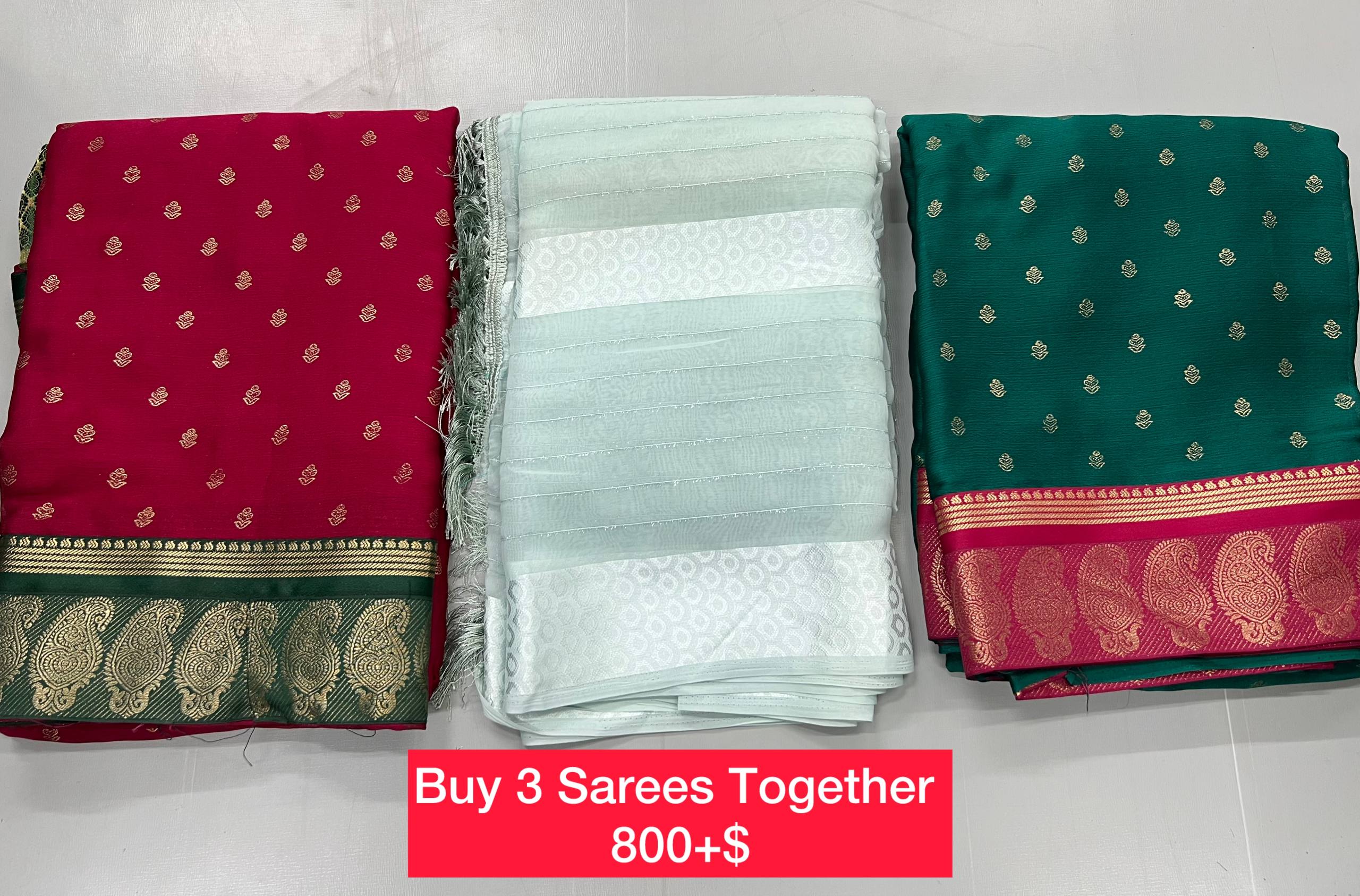 BUY 3 SAREES TOGETHER