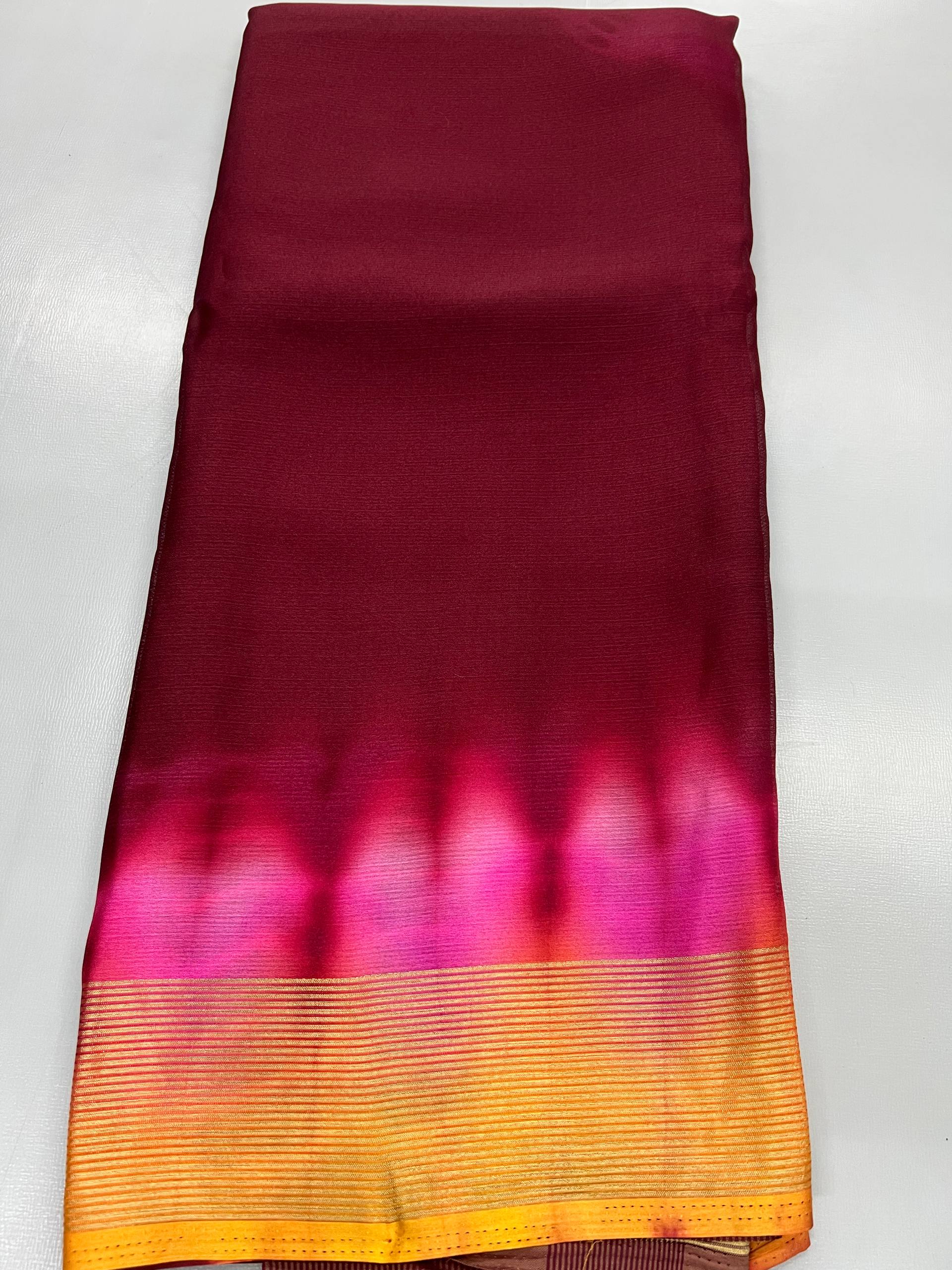 Exist Chiffon Shaded Print Saree