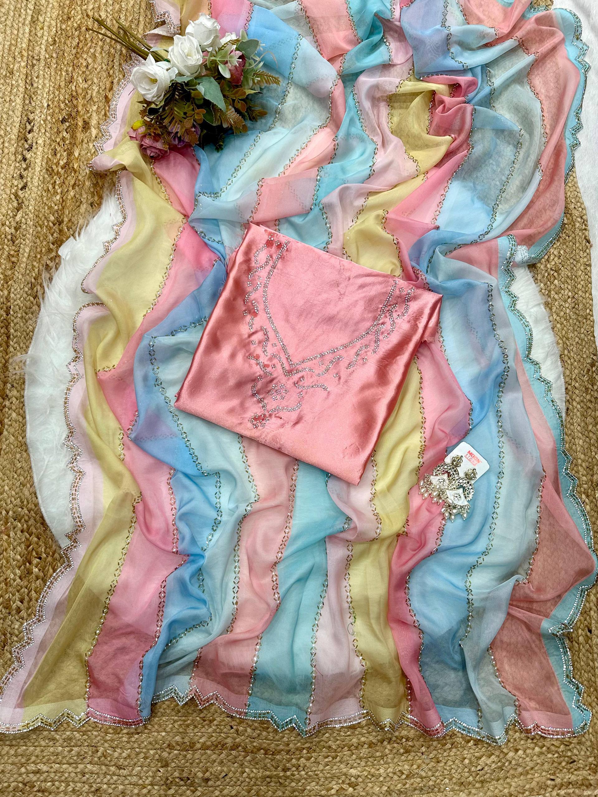 Series Soft Tebby Silk Digital Printed Saree