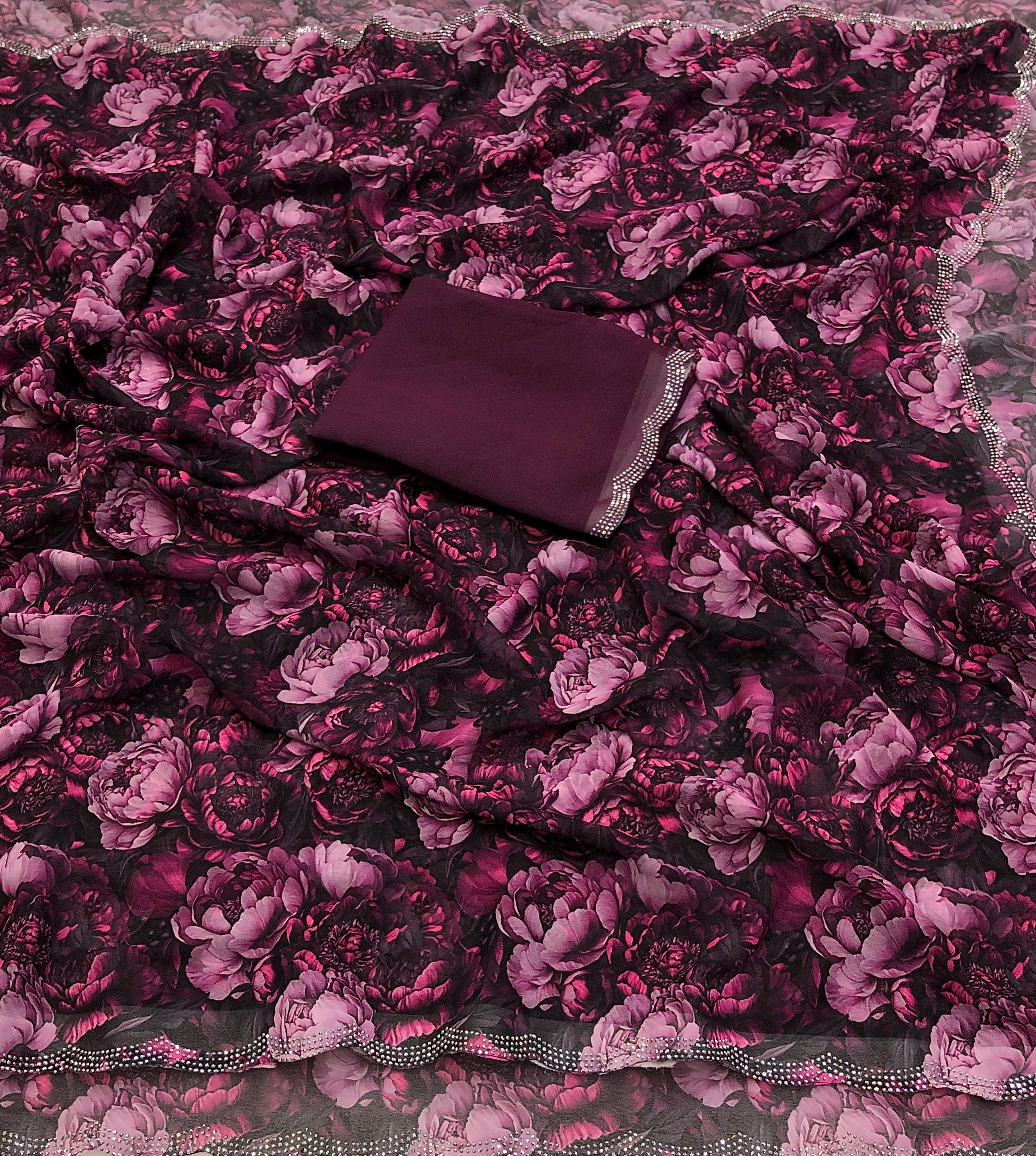 Kamiya Weightless Chiffon Digital Print Saree